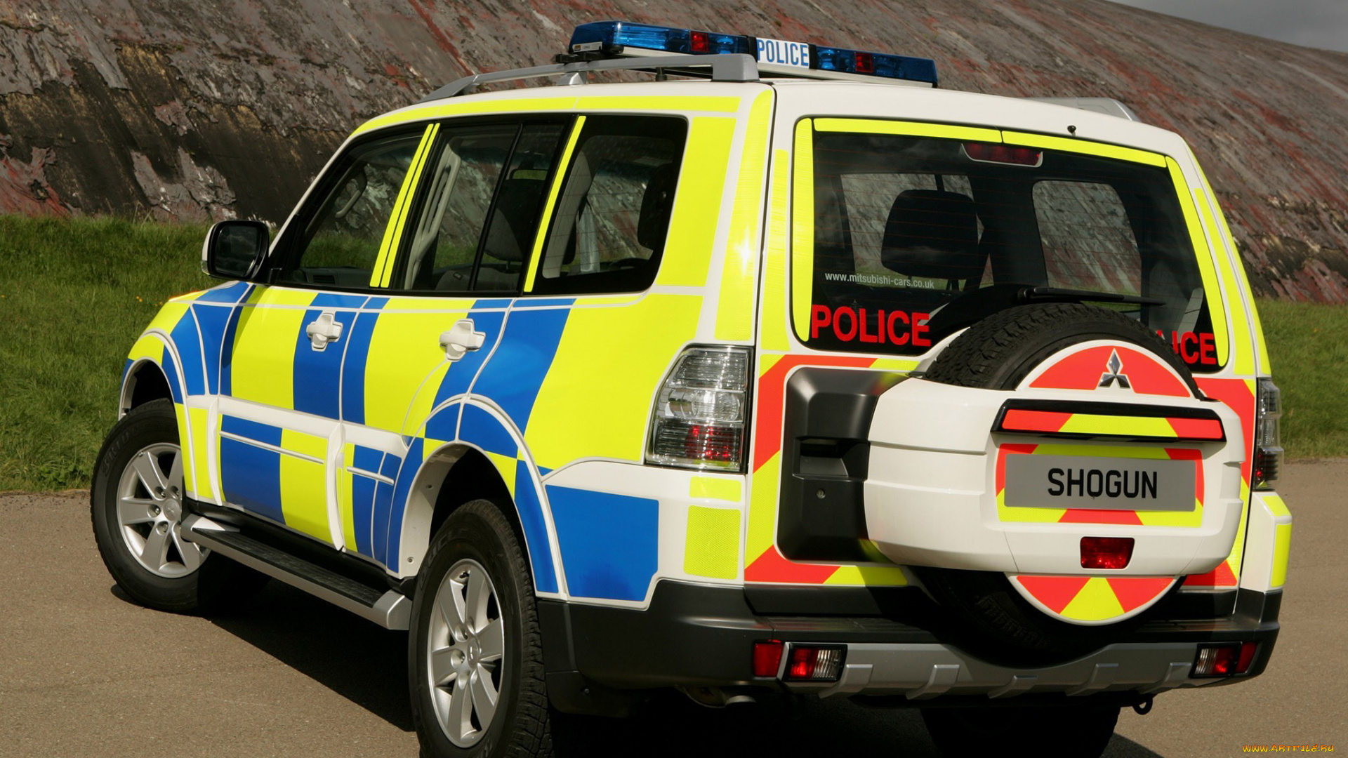 mitsubishi, shogun, 5-door, police, 2006, автомобили, полиция, mitsubishi, shogun, 5-door, police, 2006