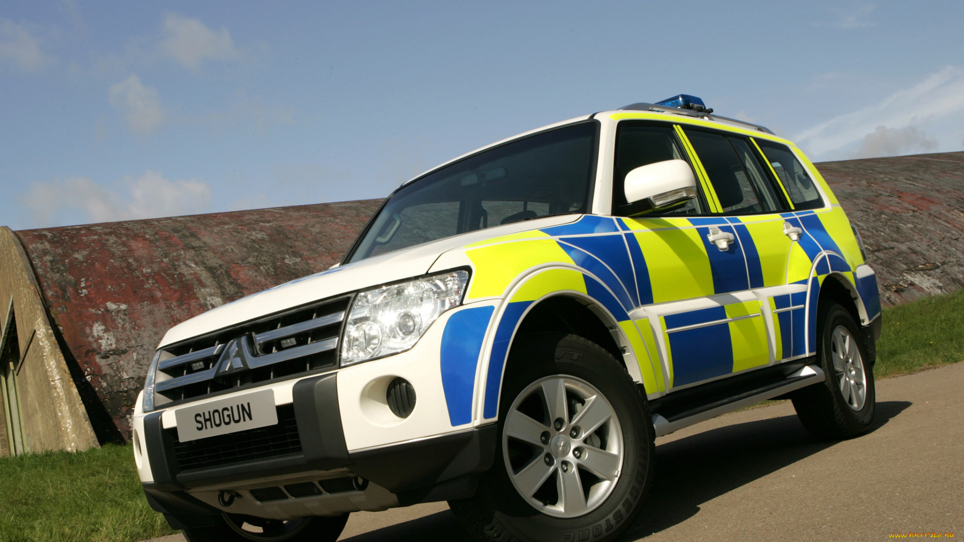 mitsubishi, shogun, 5-door, police, 2006, автомобили, полиция, mitsubishi, shogun, 5-door, police, 2006