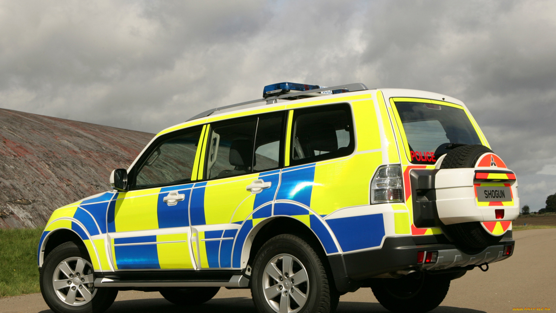 mitsubishi, shogun, 5-door, police, 2006, автомобили, полиция, mitsubishi, shogun, 5-door, police, 2006