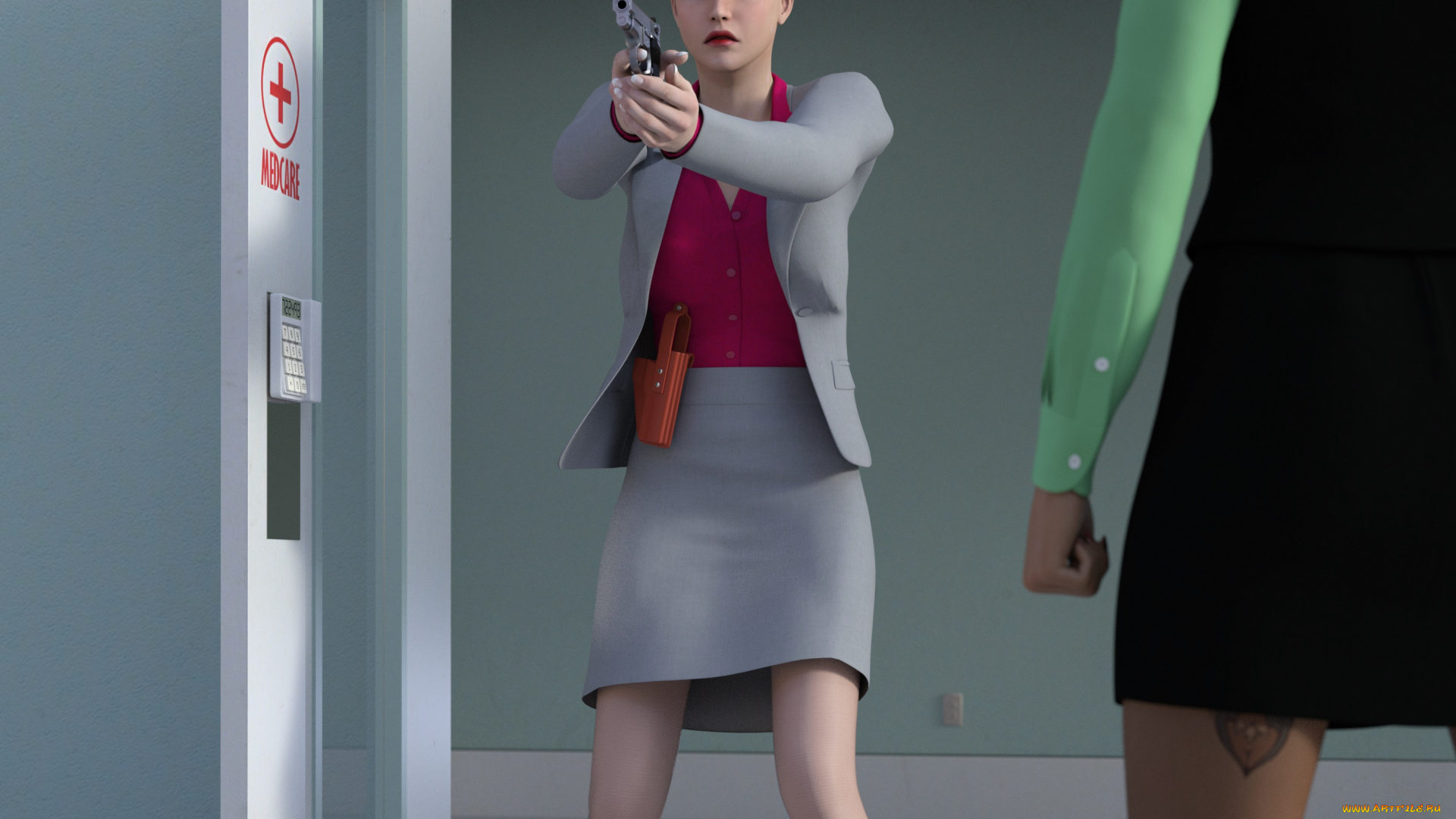 psychological, abyss, 3д, графика, фантазия, , fantasy, девушка, взгляд, фон