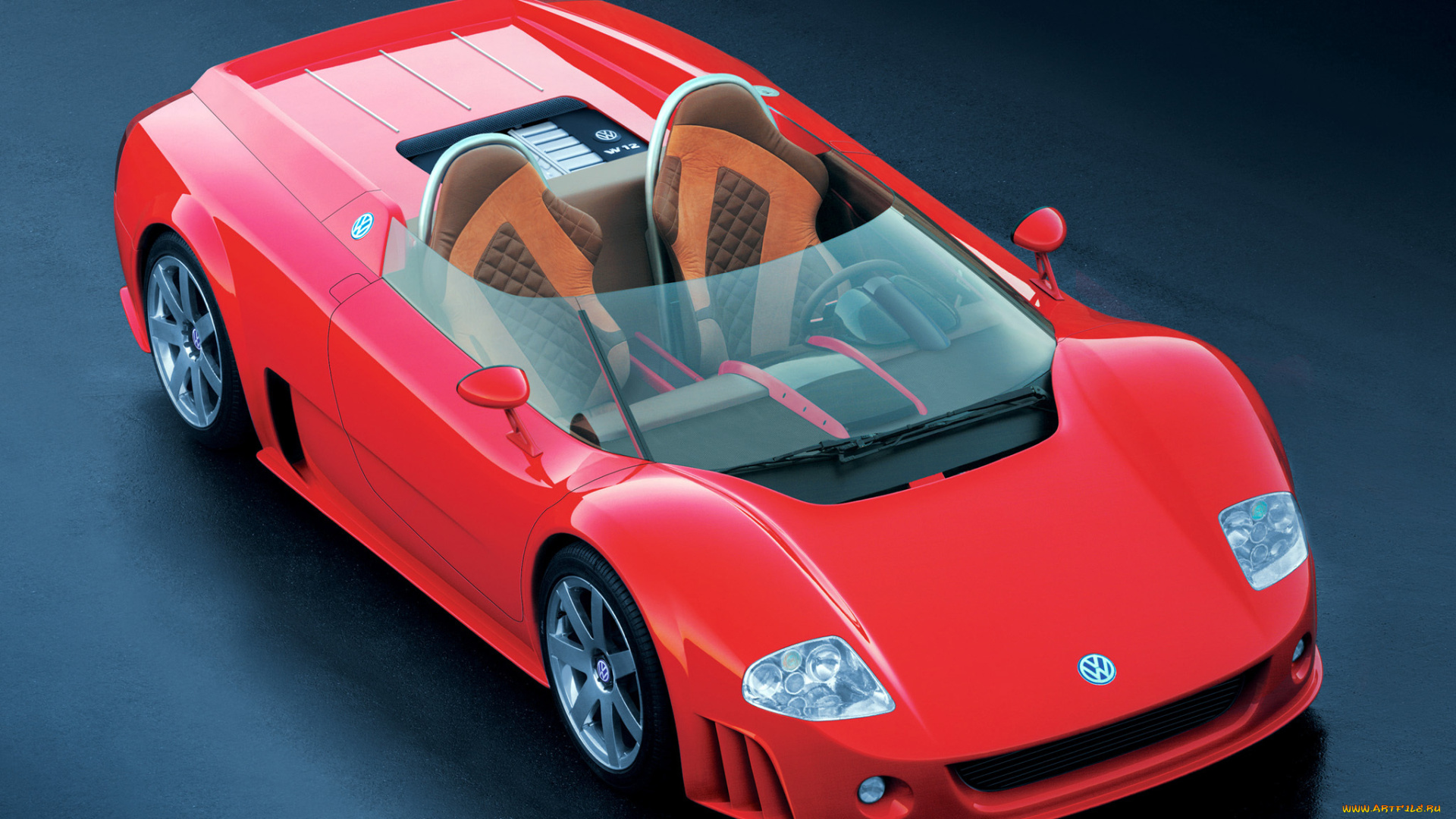 volkswagen, w12, roadster, concept, 1998, автомобили, volkswagen, w12, 1998, concept, roadster
