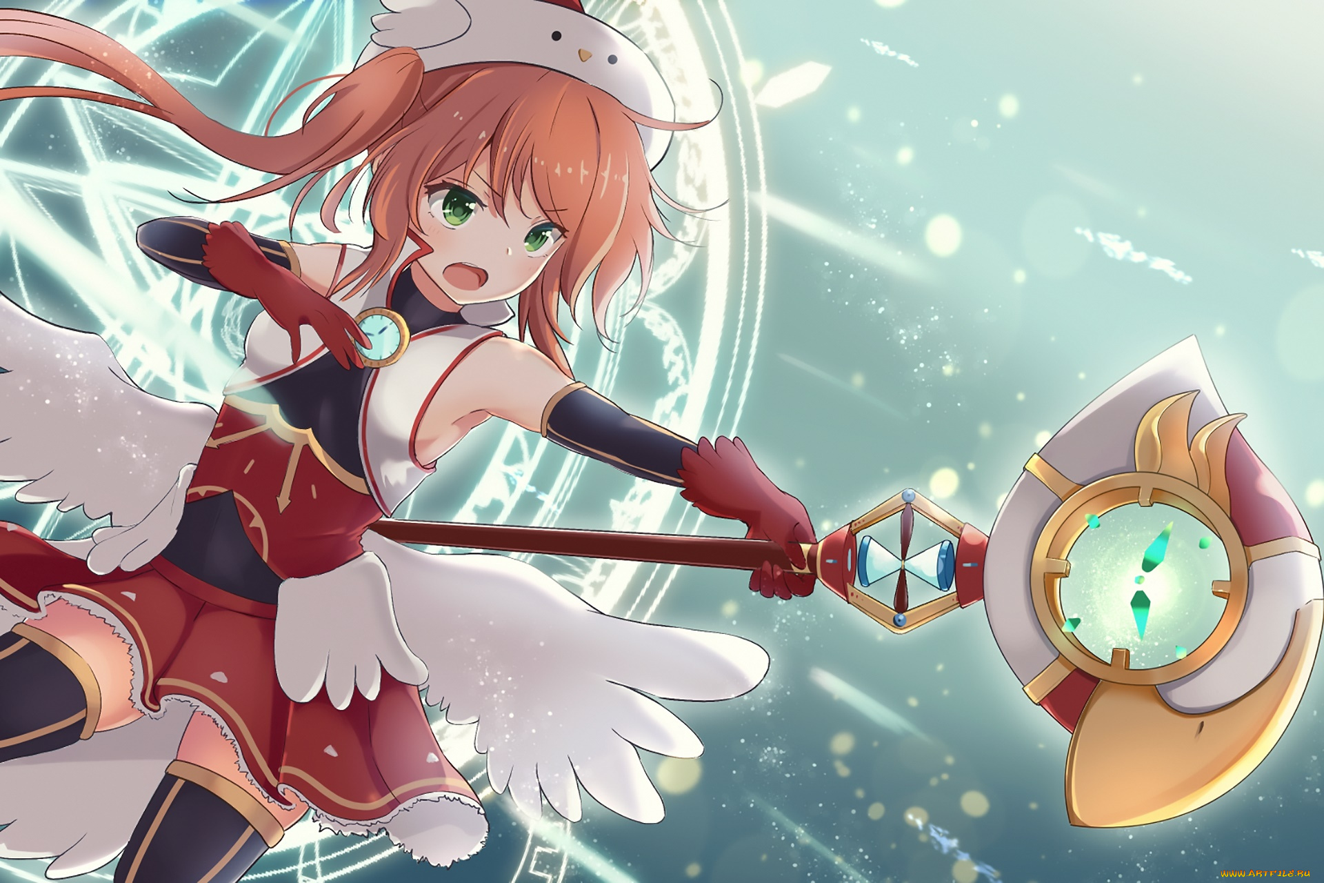 аниме, магия, , колдовство, , halloween, фон, девушка, взгляд