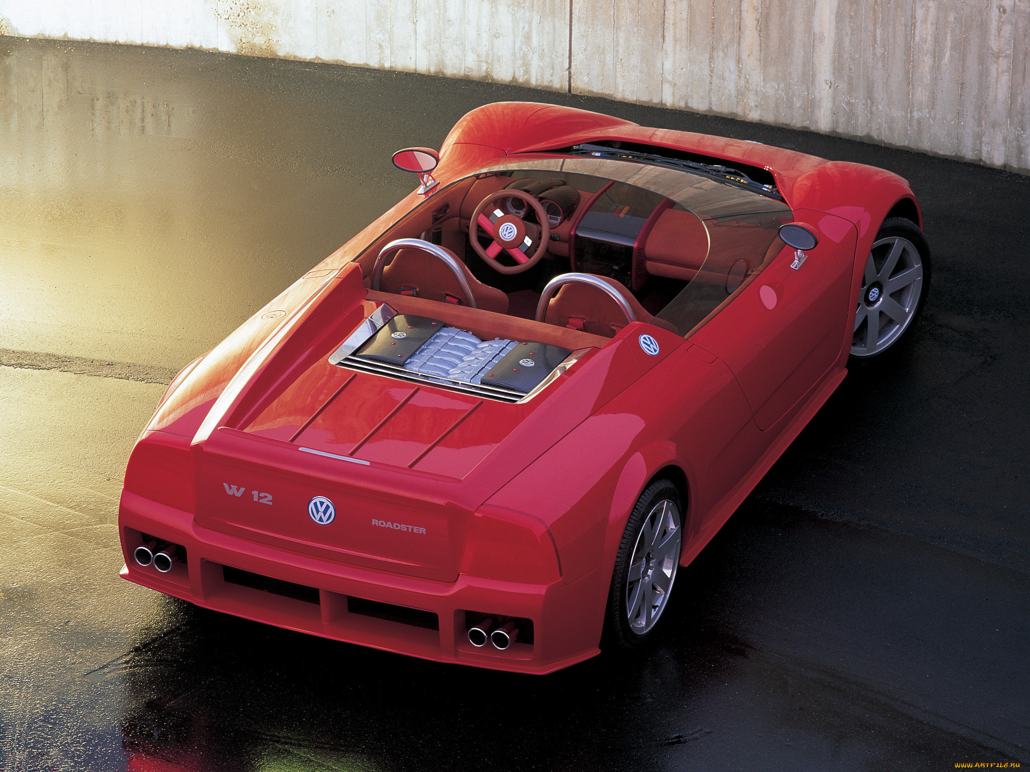 volkswagen, w12, roadster, concept, 1998, автомобили, volkswagen, w12, 1998, roadster, concept