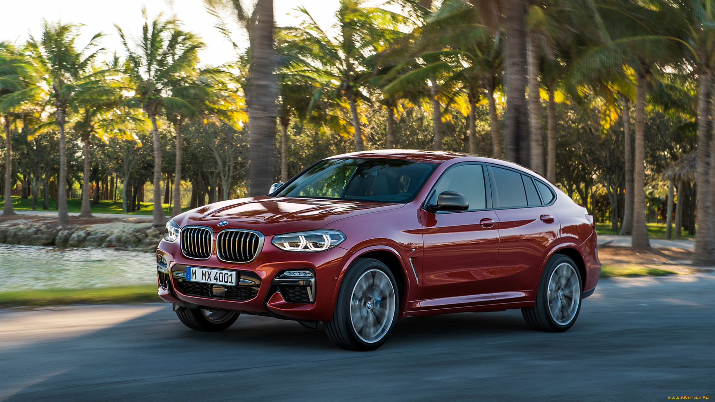 bmw, x4, m40d, 2019, автомобили, bmw, x4, m40d, 2019, red