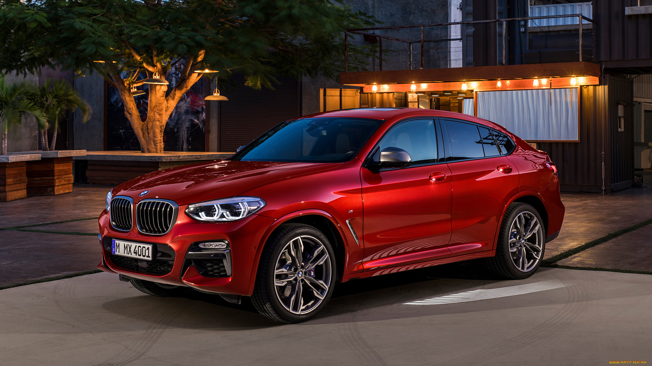 bmw, x4, m40d, 2019, автомобили, bmw, x4, m40d, 2019, red
