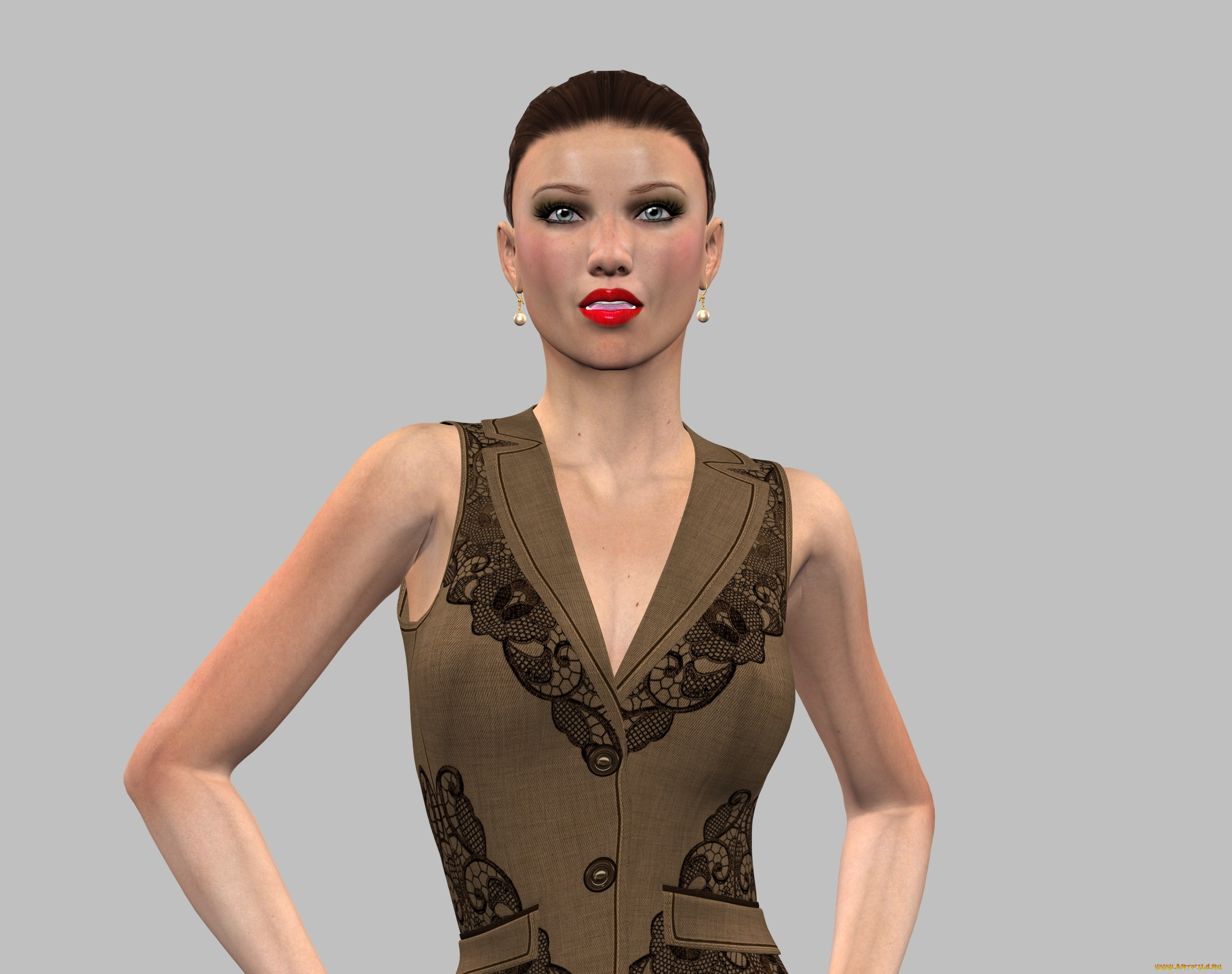 3д, графика, люди, , people, девушка, фон, взгляд