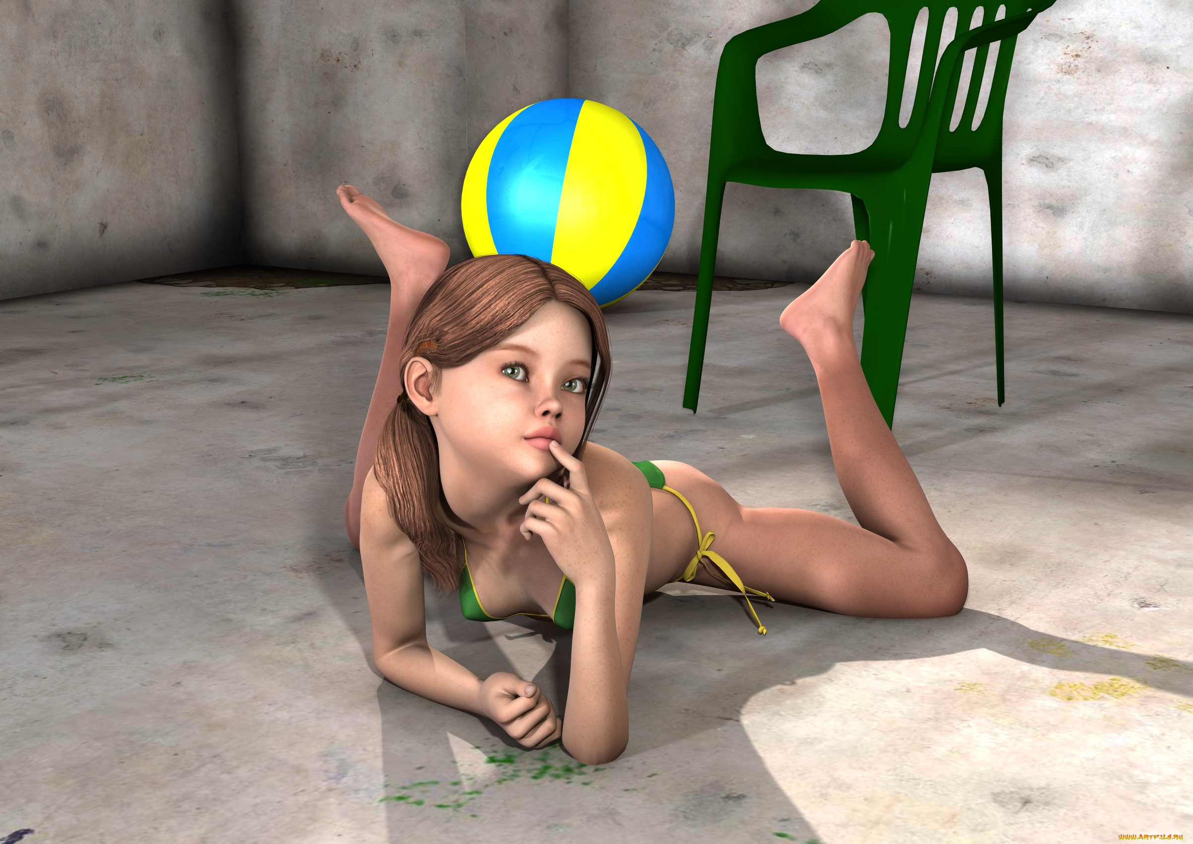 3д, графика, люди, , people, фон, взгляд, девушка