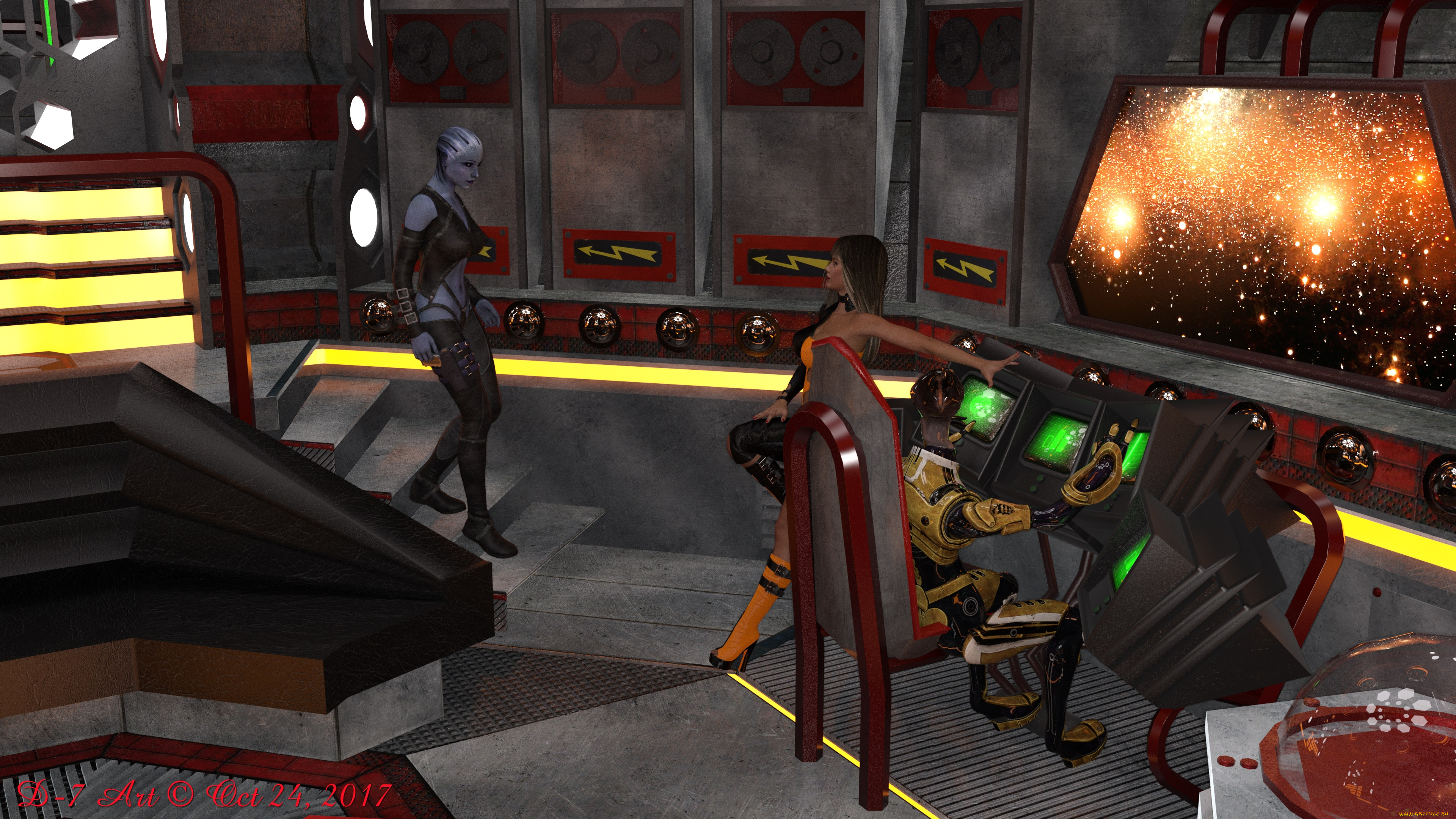 3д, графика, фантазия, , fantasy, взгляд, девушка, фон