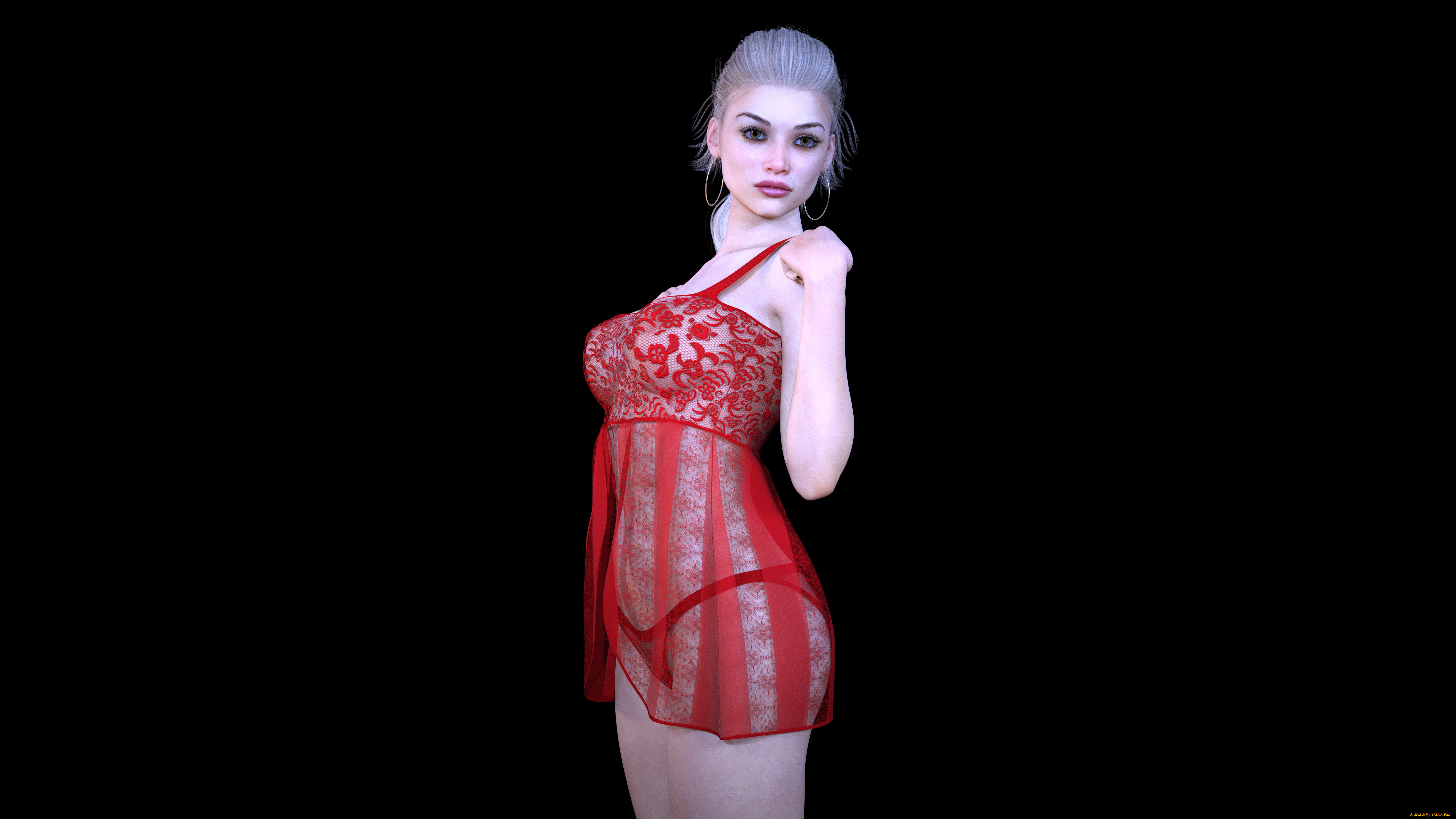 3д, графика, люди, , people, девушка, фон, взгляд