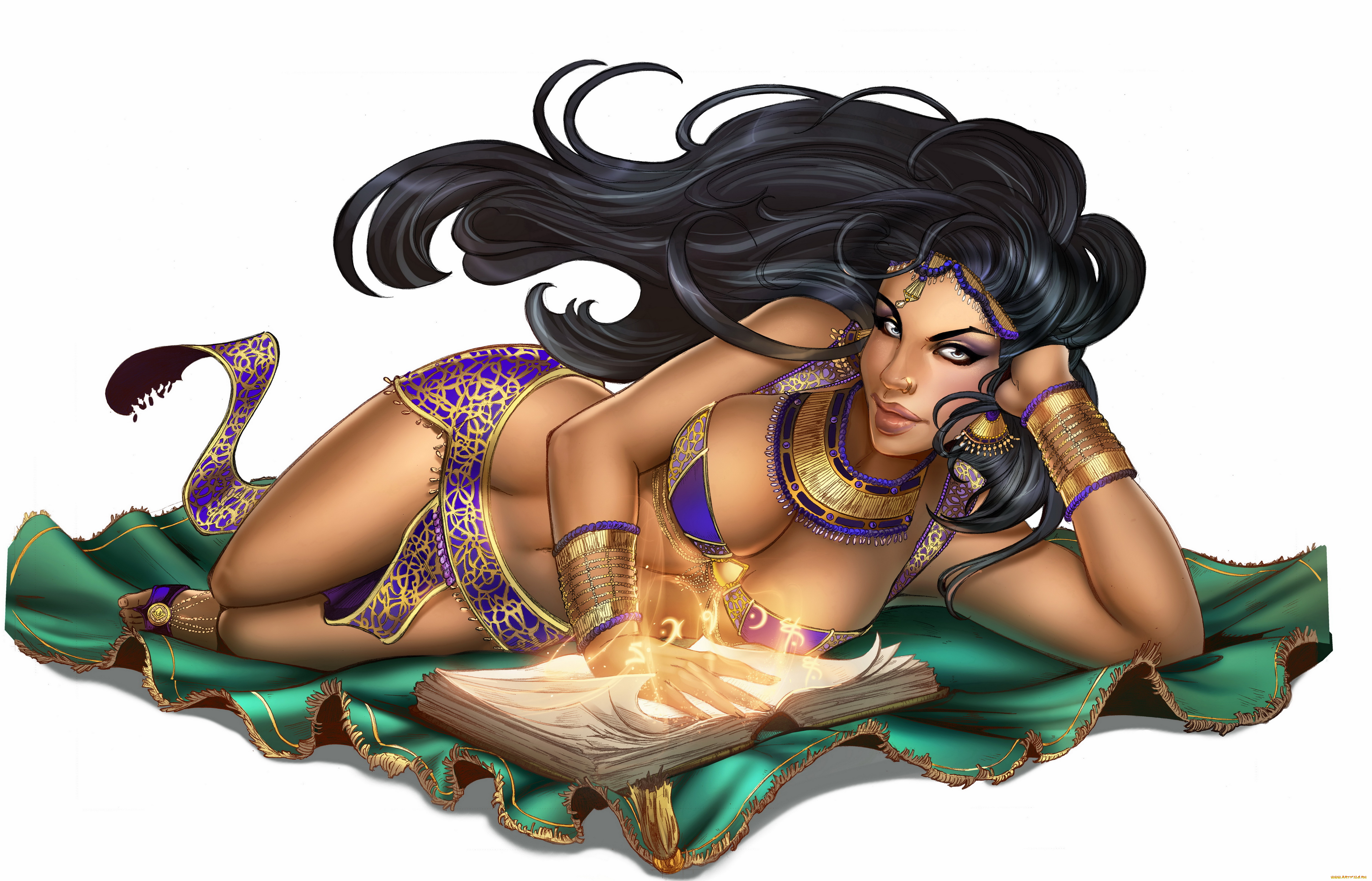 фэнтези, маги, , волшебники, взгляд, фон, девушка, книга