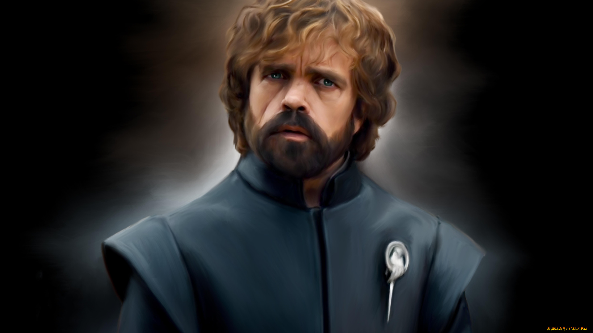 рисованное, кино, мужчина, взгляд, фон, борода