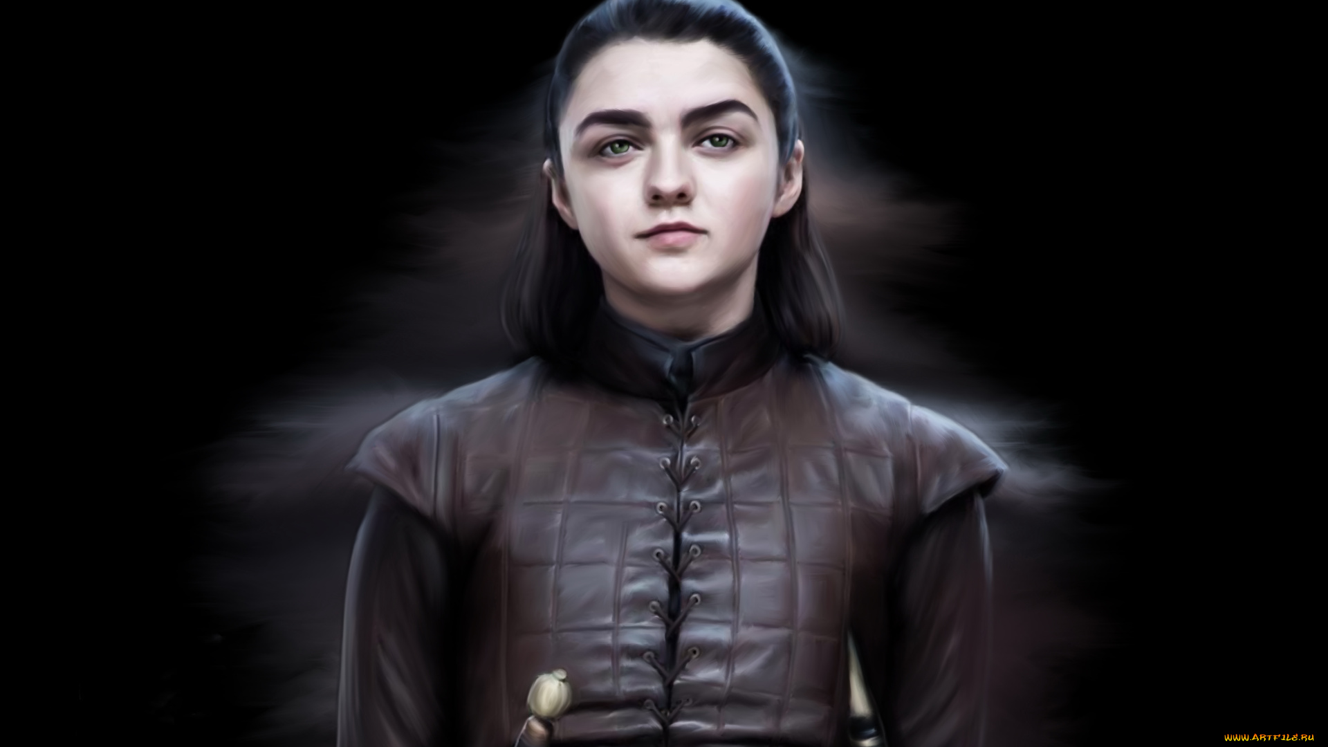 рисованное, кино, униформа, взгляд, фон, девочка