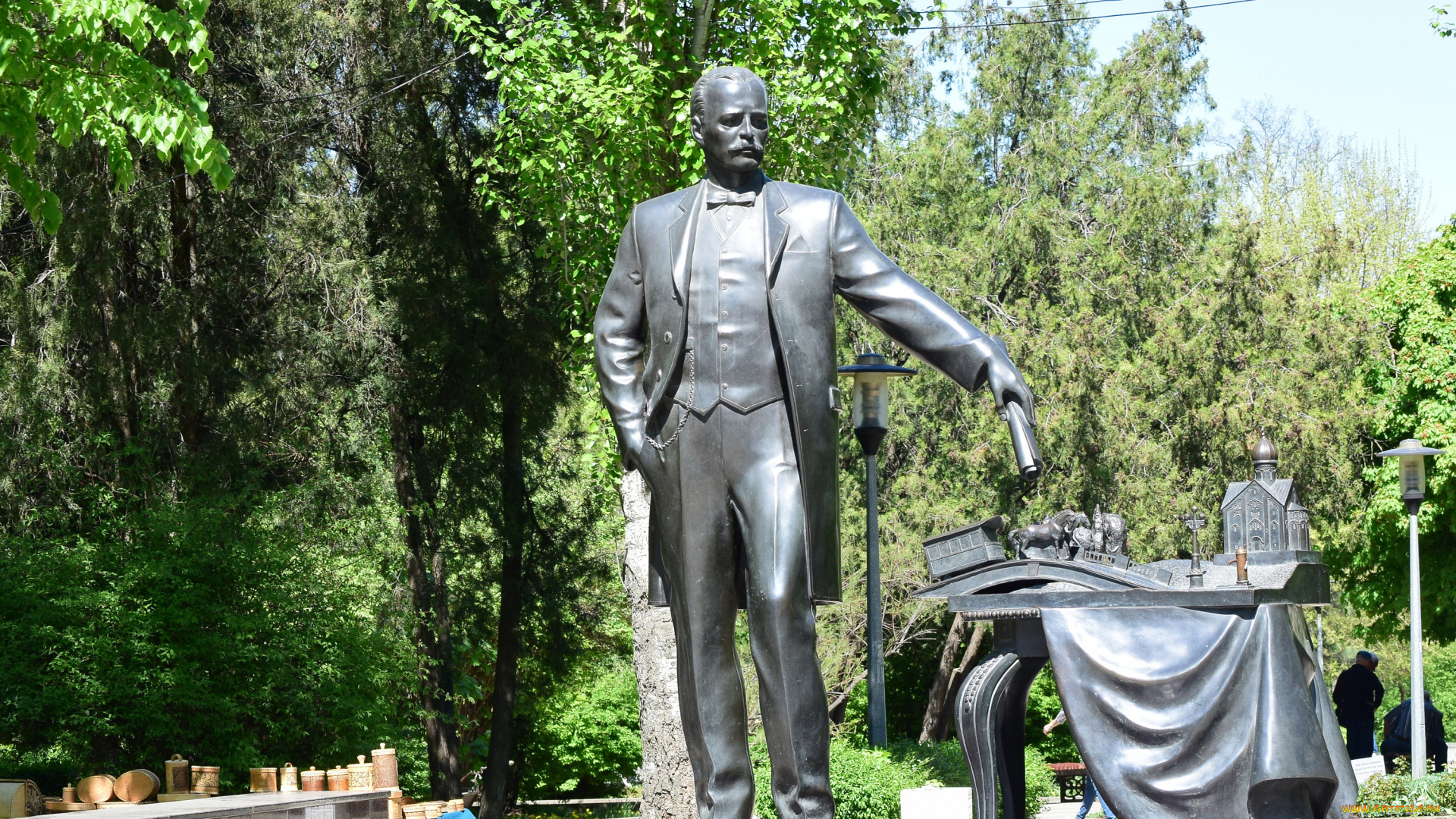 ростов, на, дону, города, -, памятники, , скульптуры, , арт-объекты, мужчина, миниатюра