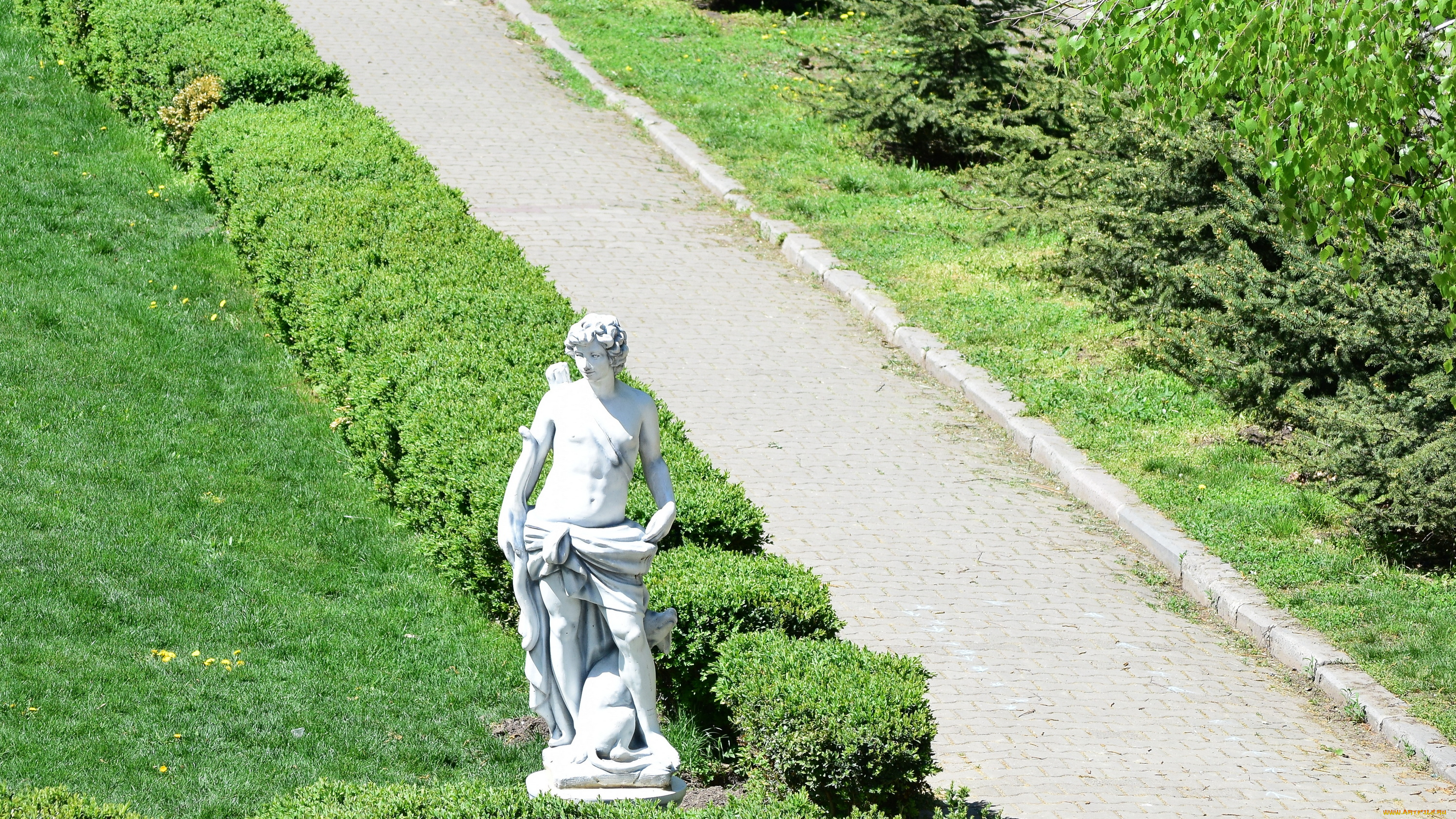 города, -, памятники, , скульптуры, , арт-объекты, собака, мужчина