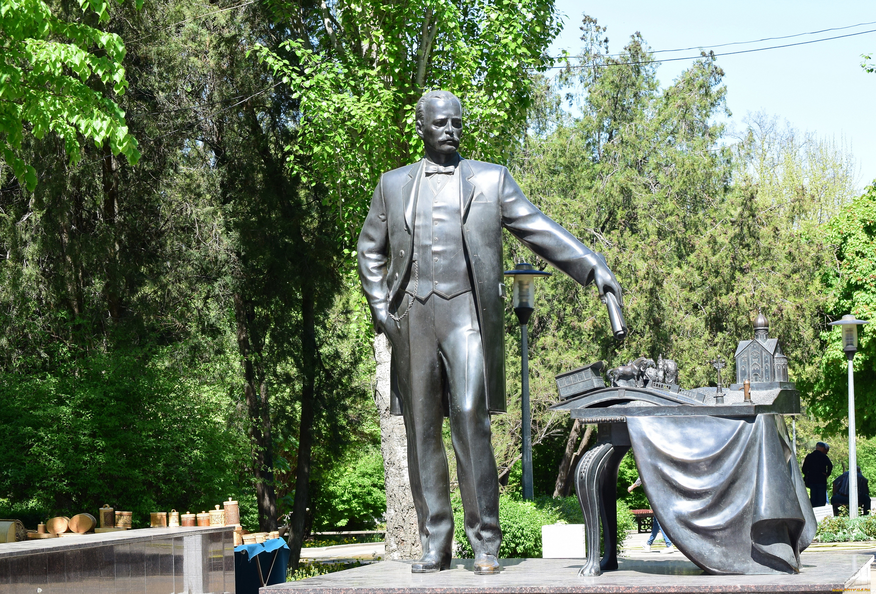 ростов, на, дону, города, -, памятники, , скульптуры, , арт-объекты, мужчина, миниатюра