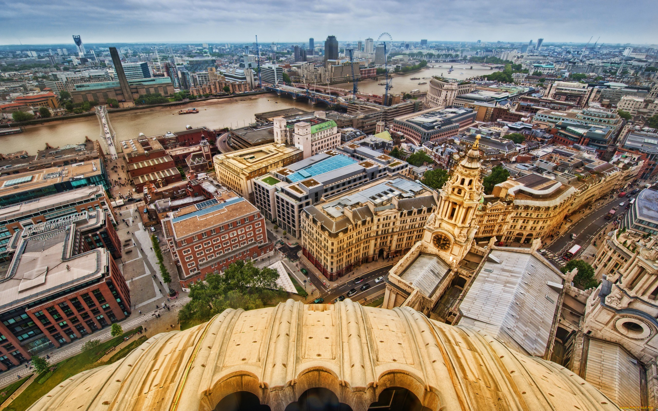 города, лондон, , великобритания, крыши, здания, архитектура, лондон