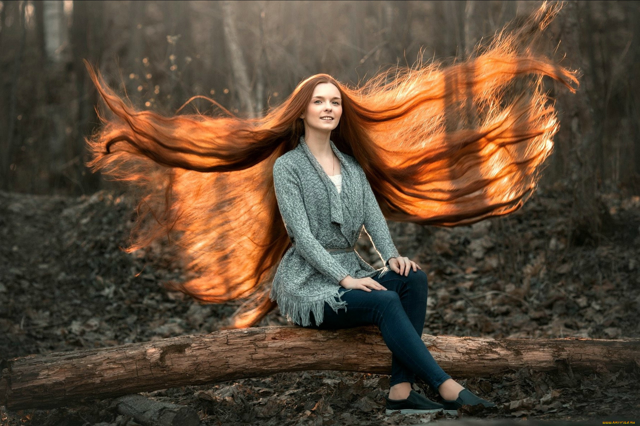 девушки, -unsort, , рыжеволосые, и, другие, волосы, рыжие, длинные