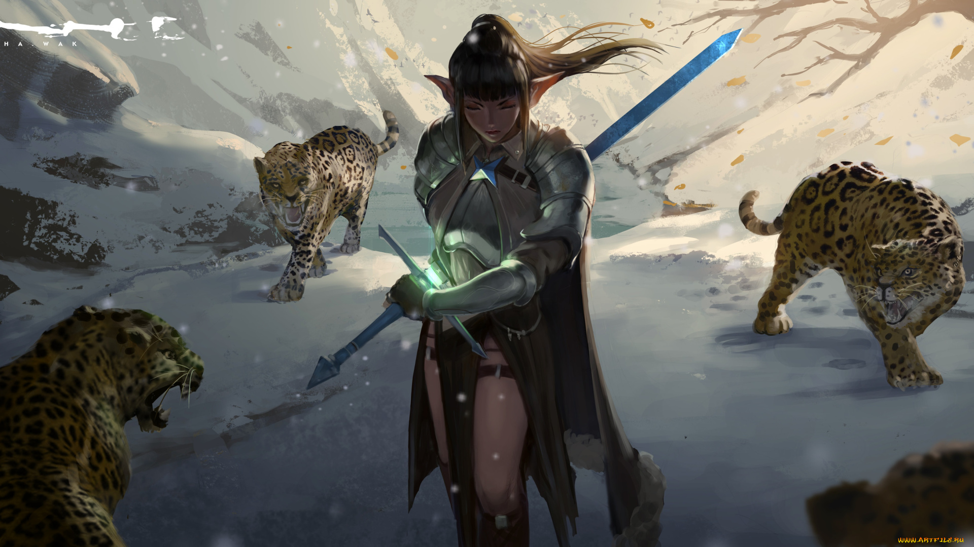 фэнтези, эльфы, эльфийка