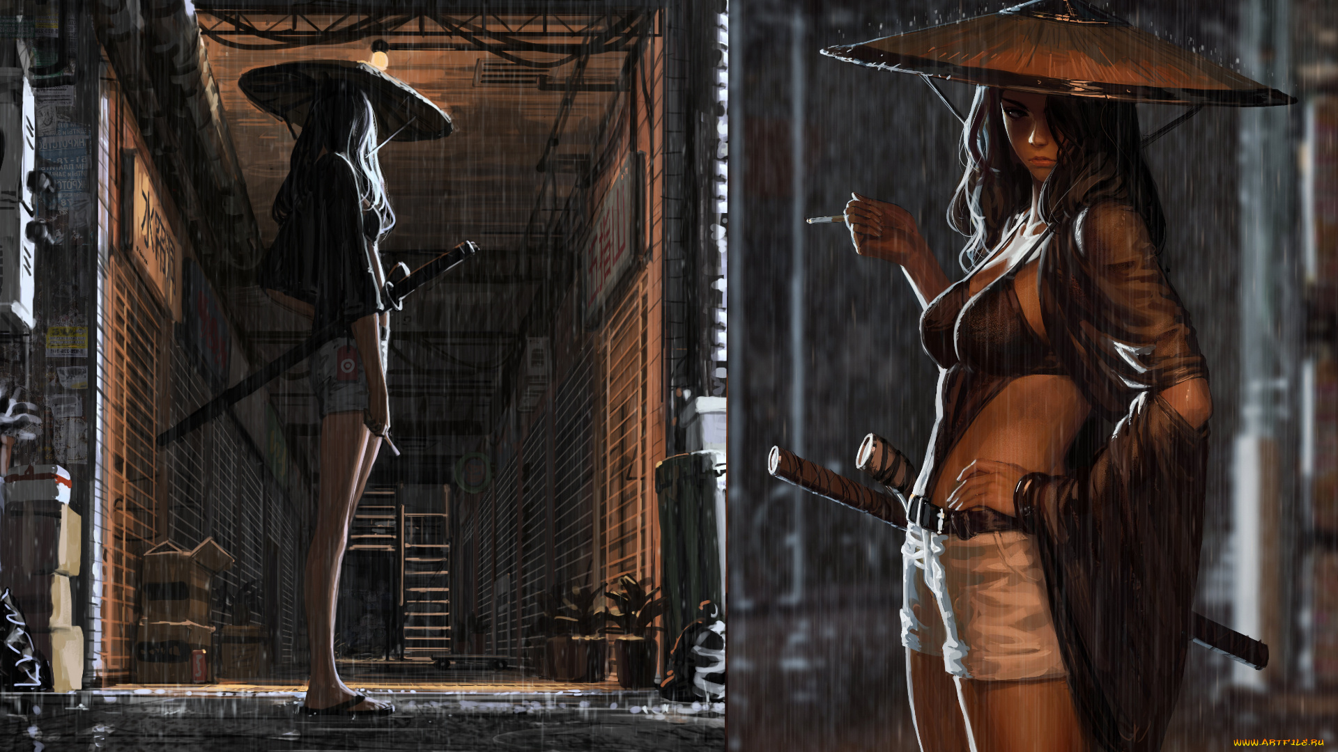 guweiz, фэнтези, девушки, девушка