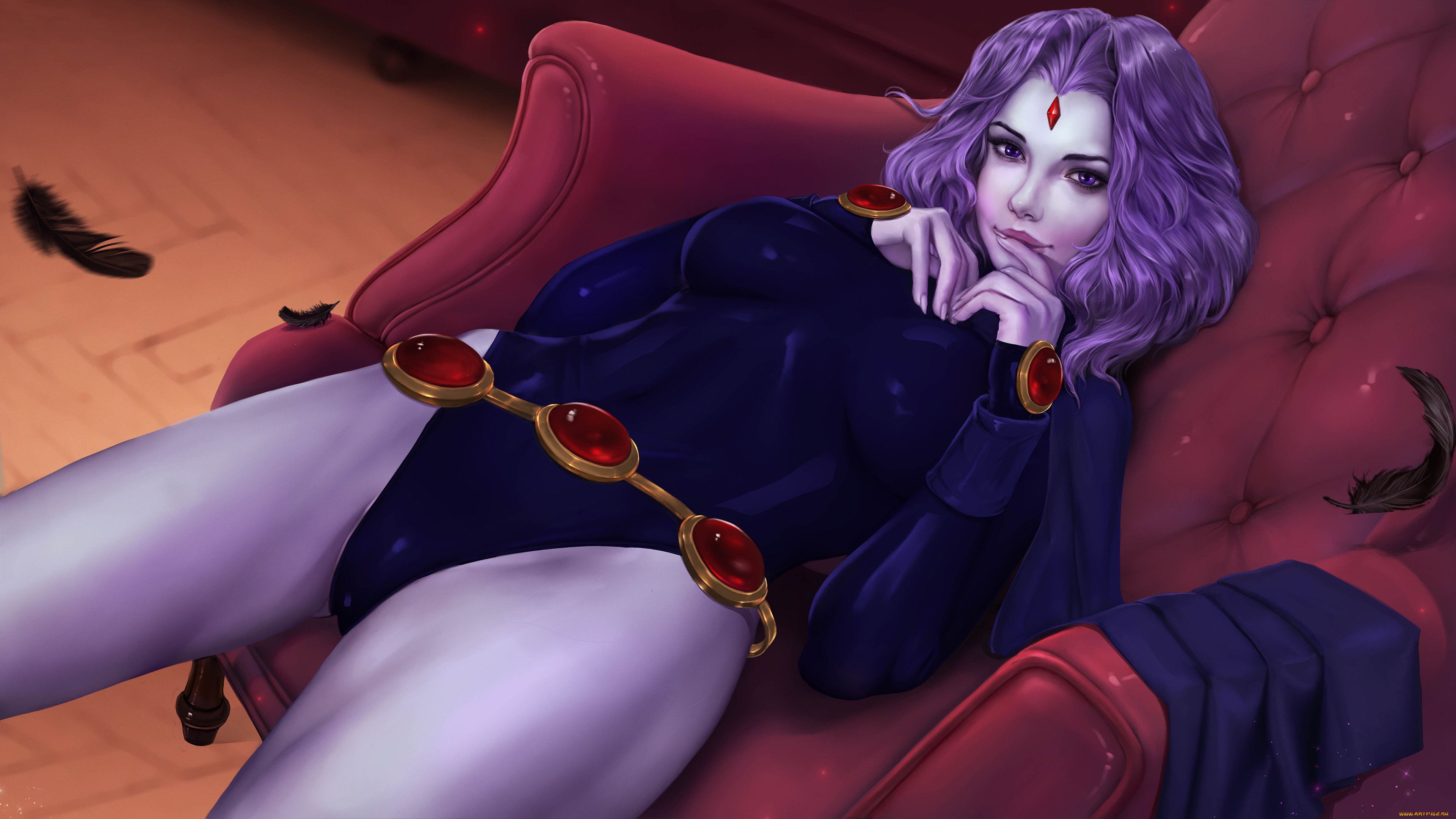 рисованное, комиксы, raven, titans, tigrsasha