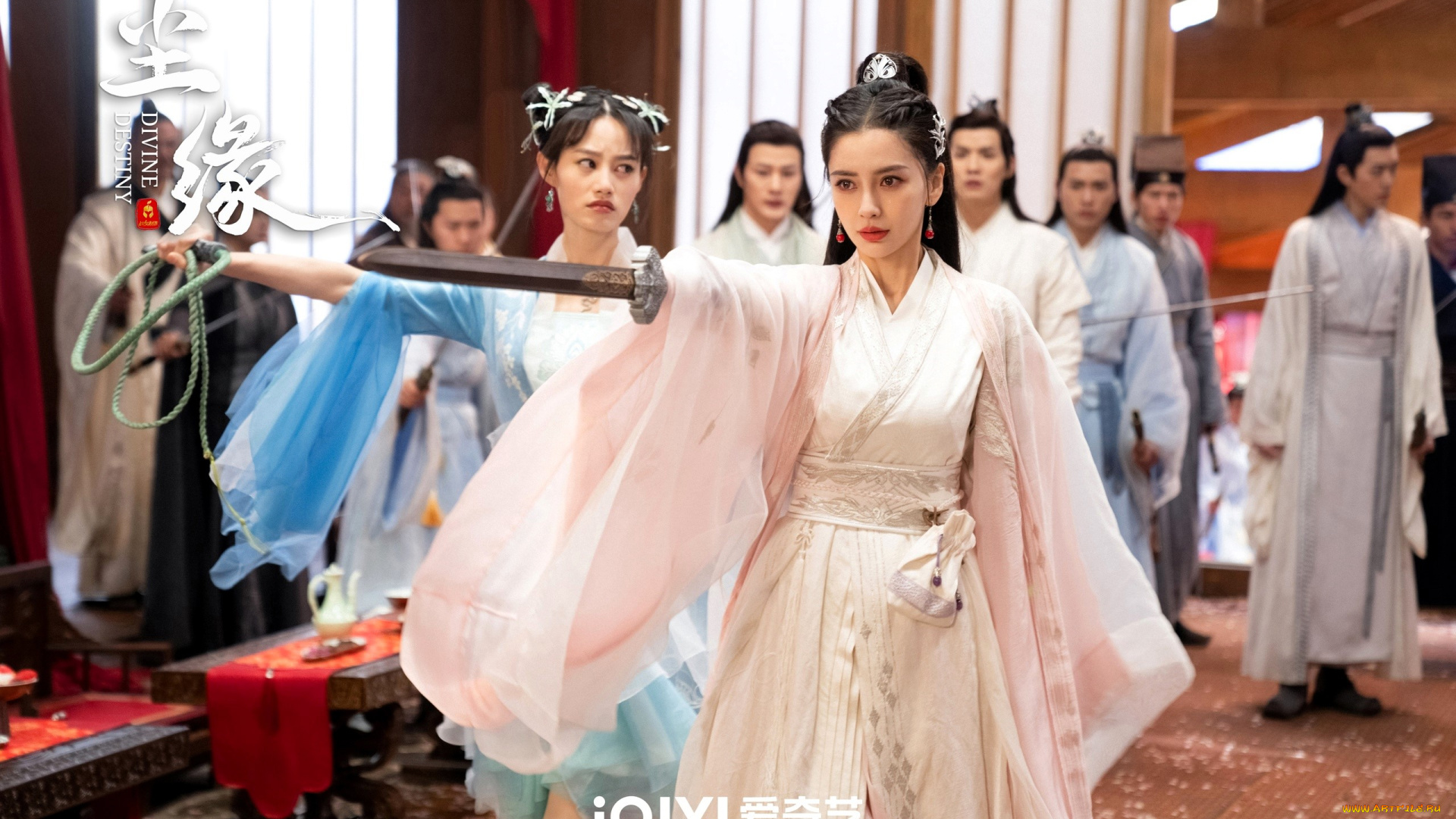 кино, фильмы, divine, destiny, девушки, оружие, люди, зал