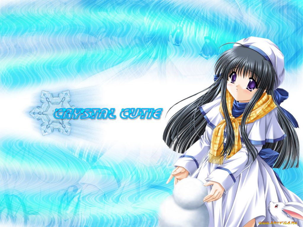 аниме, snow, portable