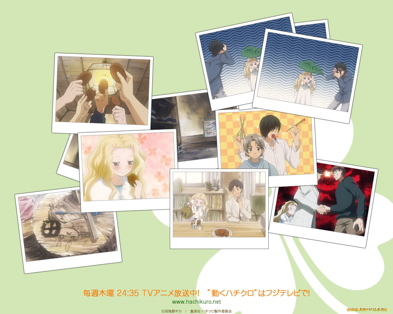 аниме, honey, and, clover