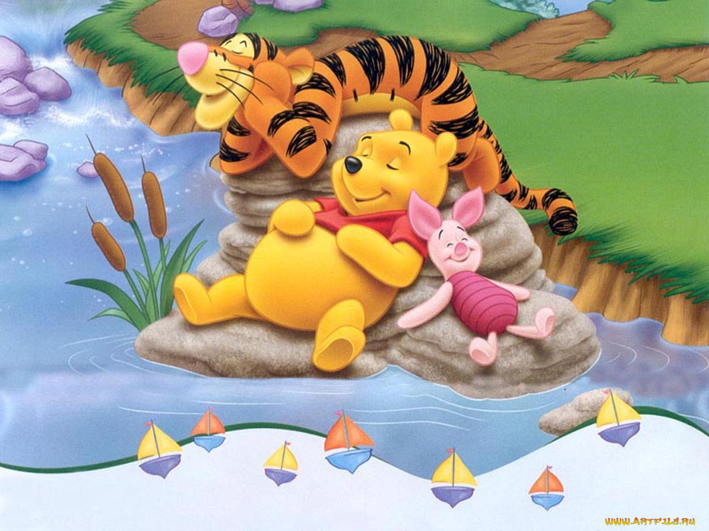 мультфильмы, winnie, the, pooh