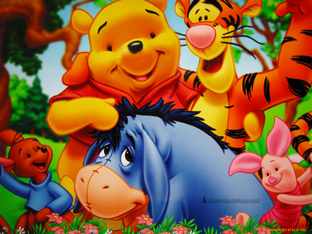 мультфильмы, winnie, the, pooh