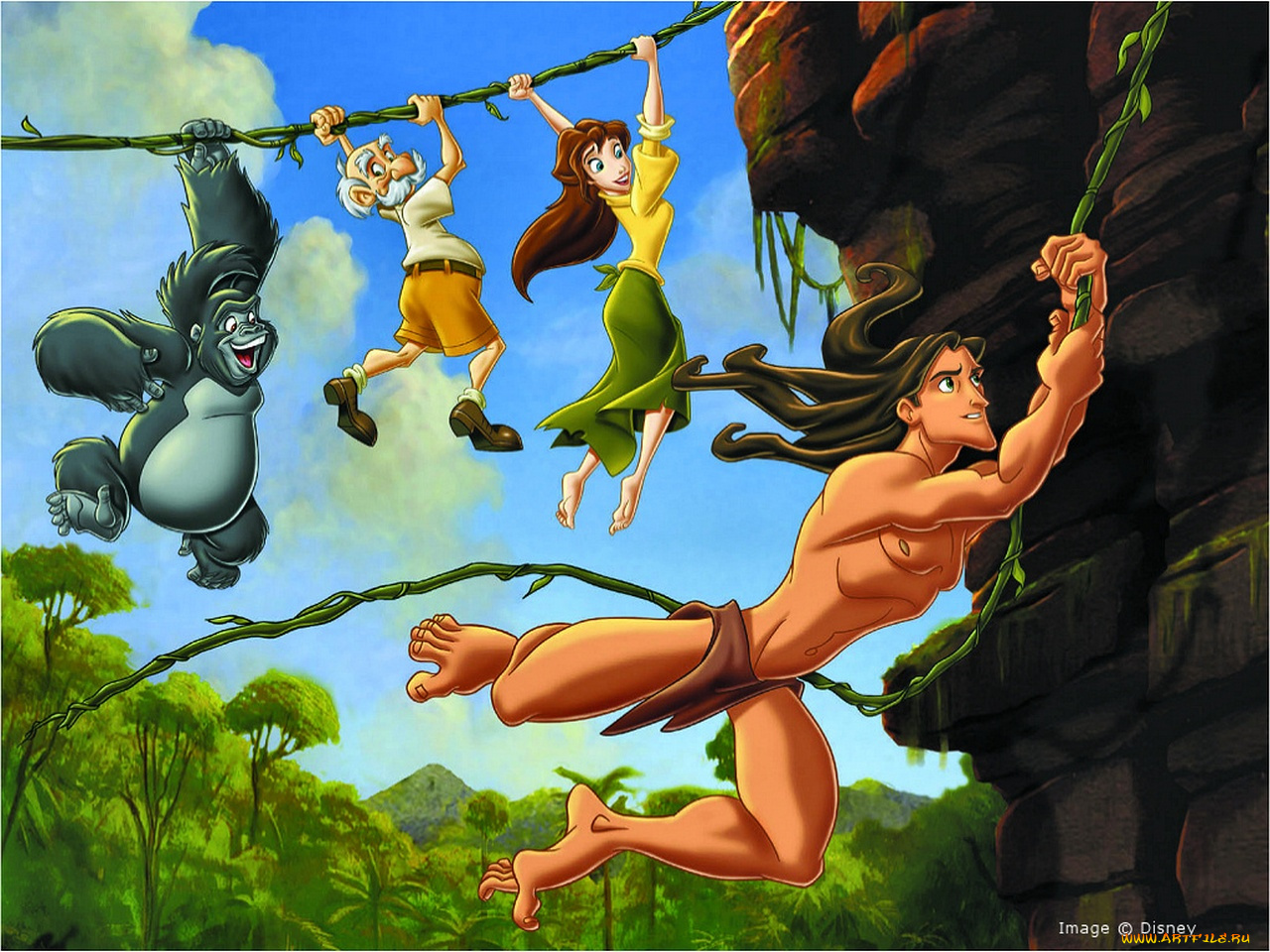 мультфильмы, tarzan