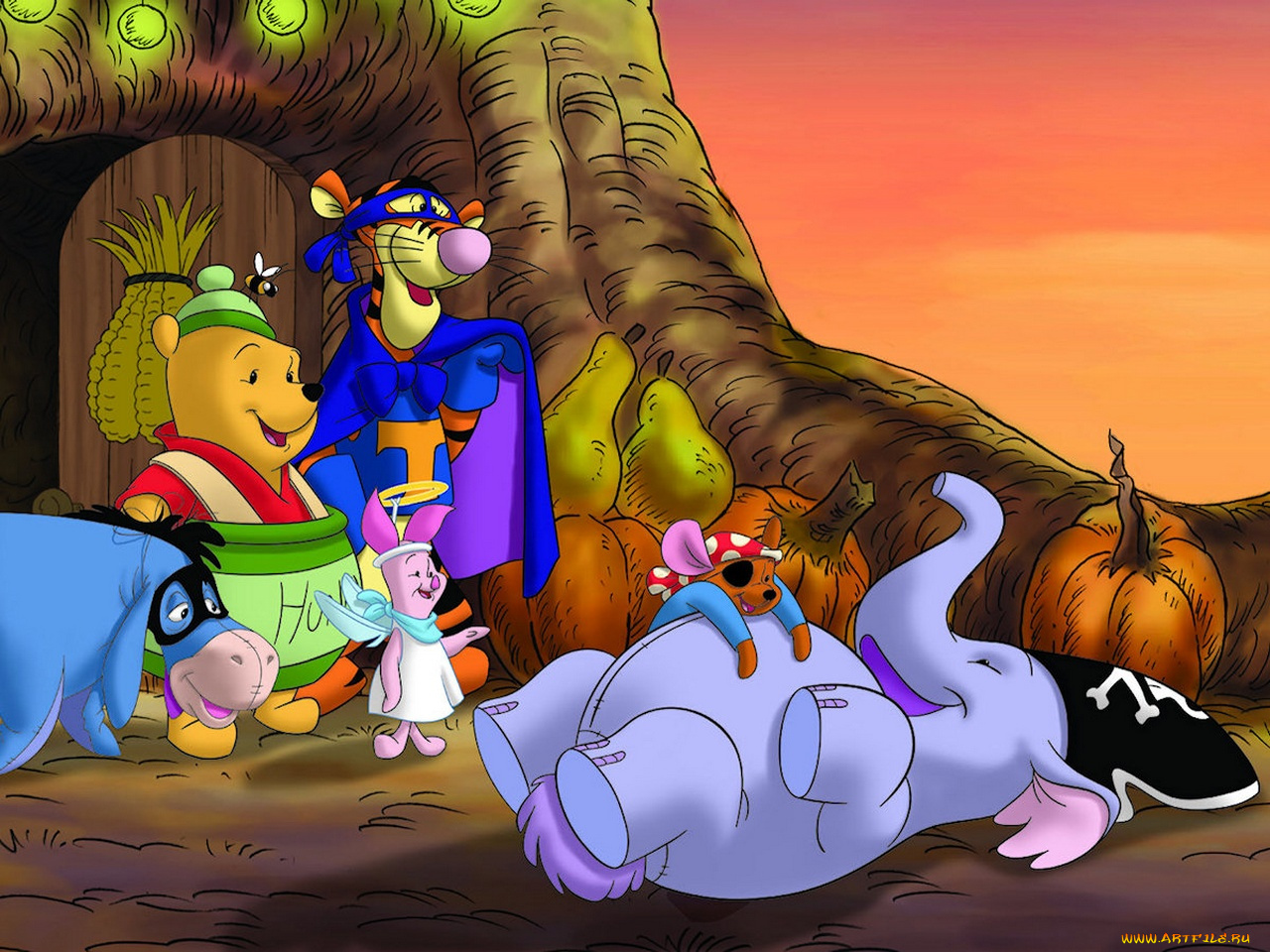 мультфильмы, winnie, the, pooh