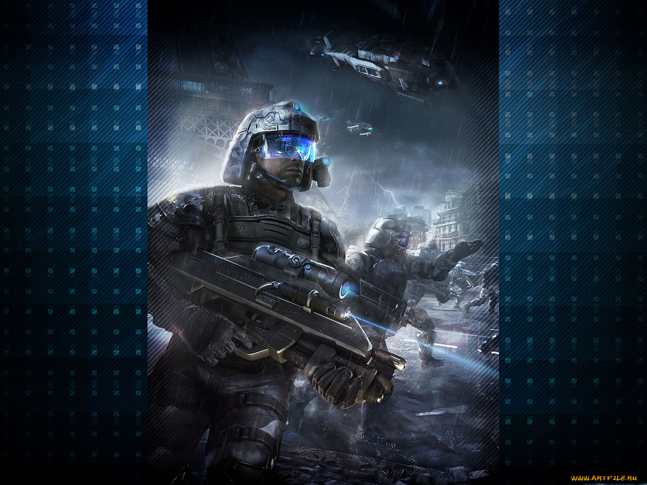 видео, игры, tom, clancy`s, endwar