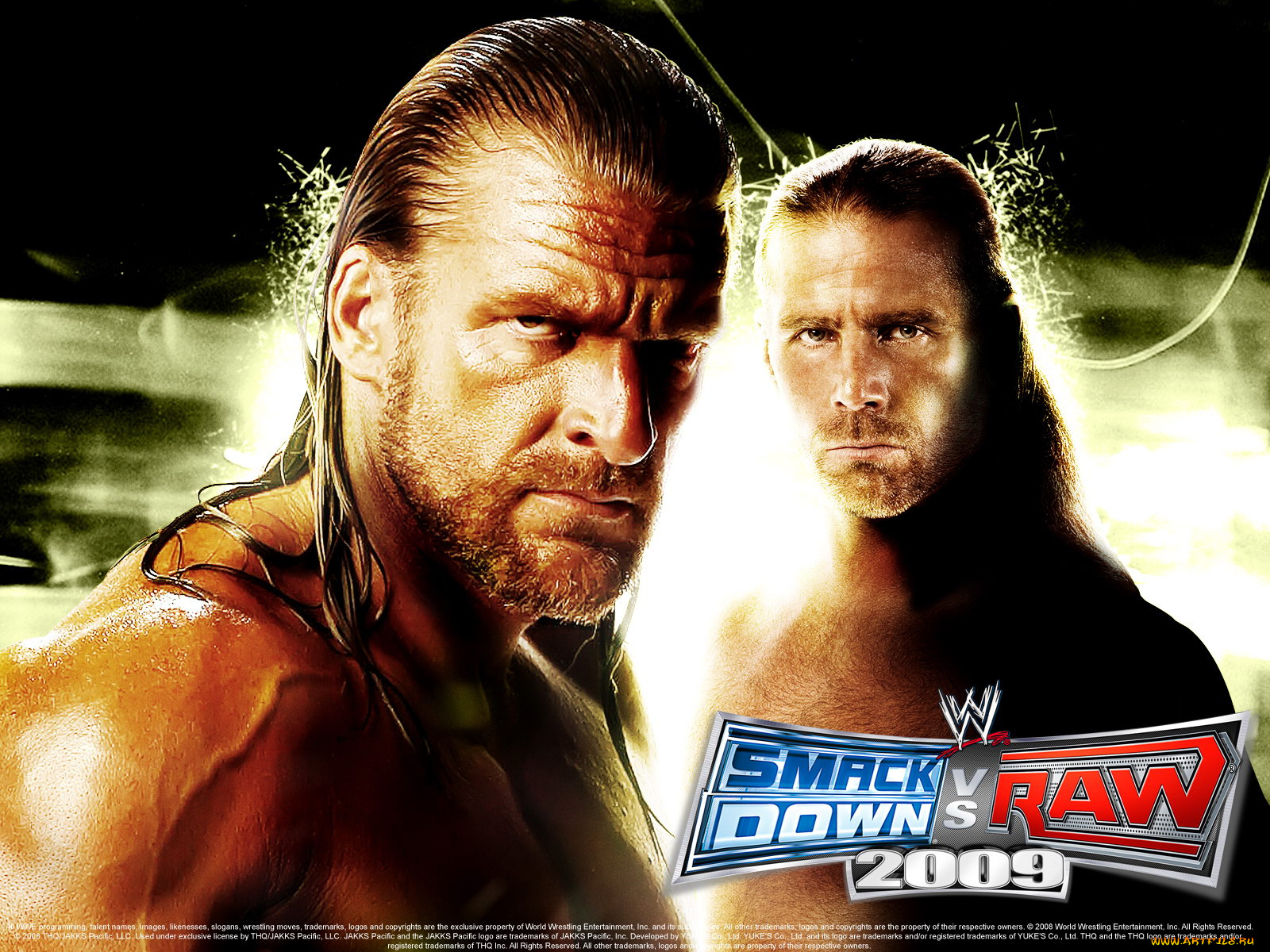 wwe, smackdown, vs, raw, 2009, видео, игры
