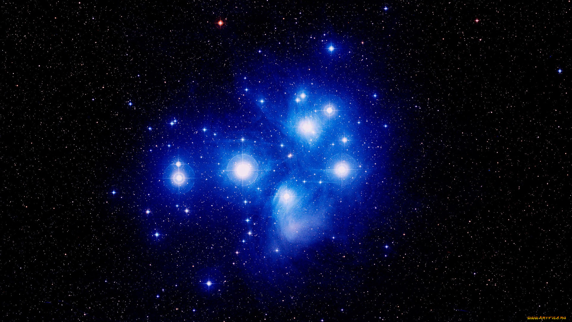 космос, галактики, туманности