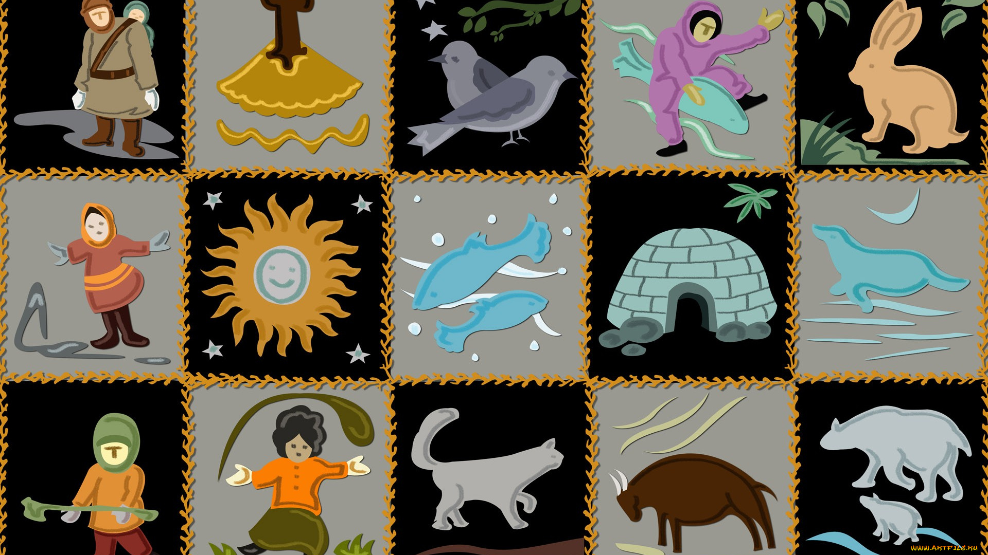 рисованные, другое