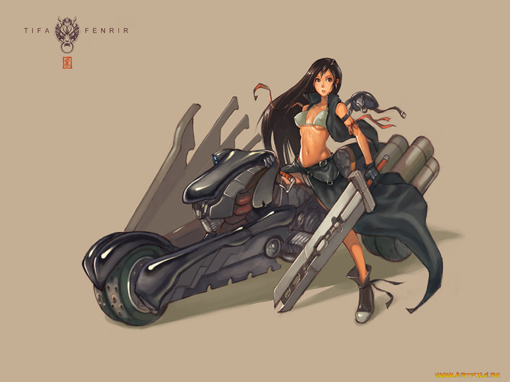 аниме, final, fantasy