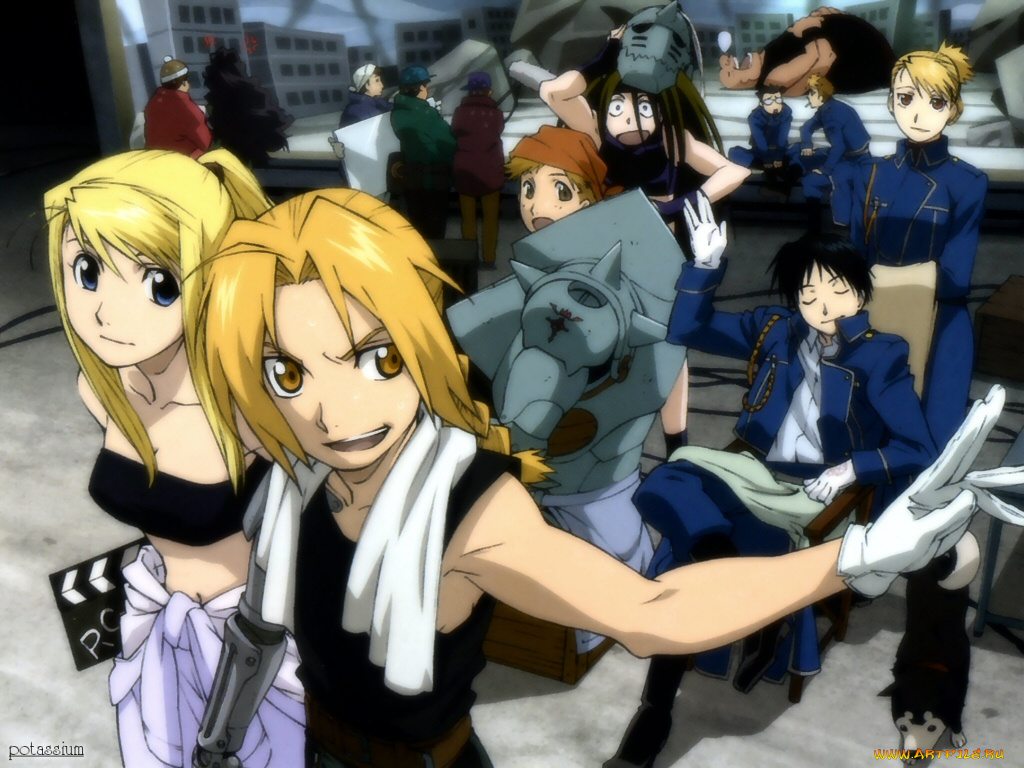 аниме, fullmetal, alchemist