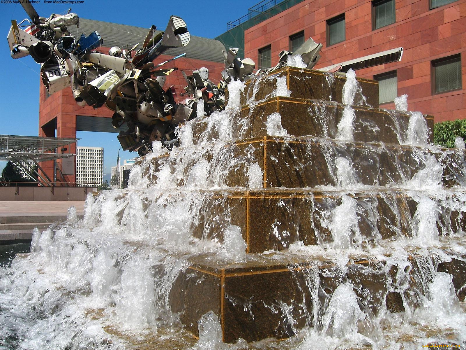 города, фонтаны