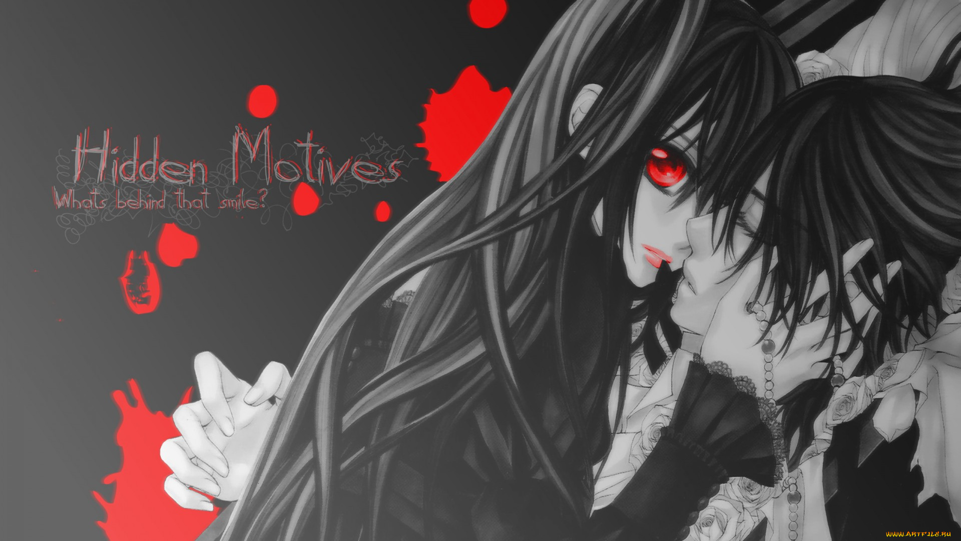 аниме, vampire, knight