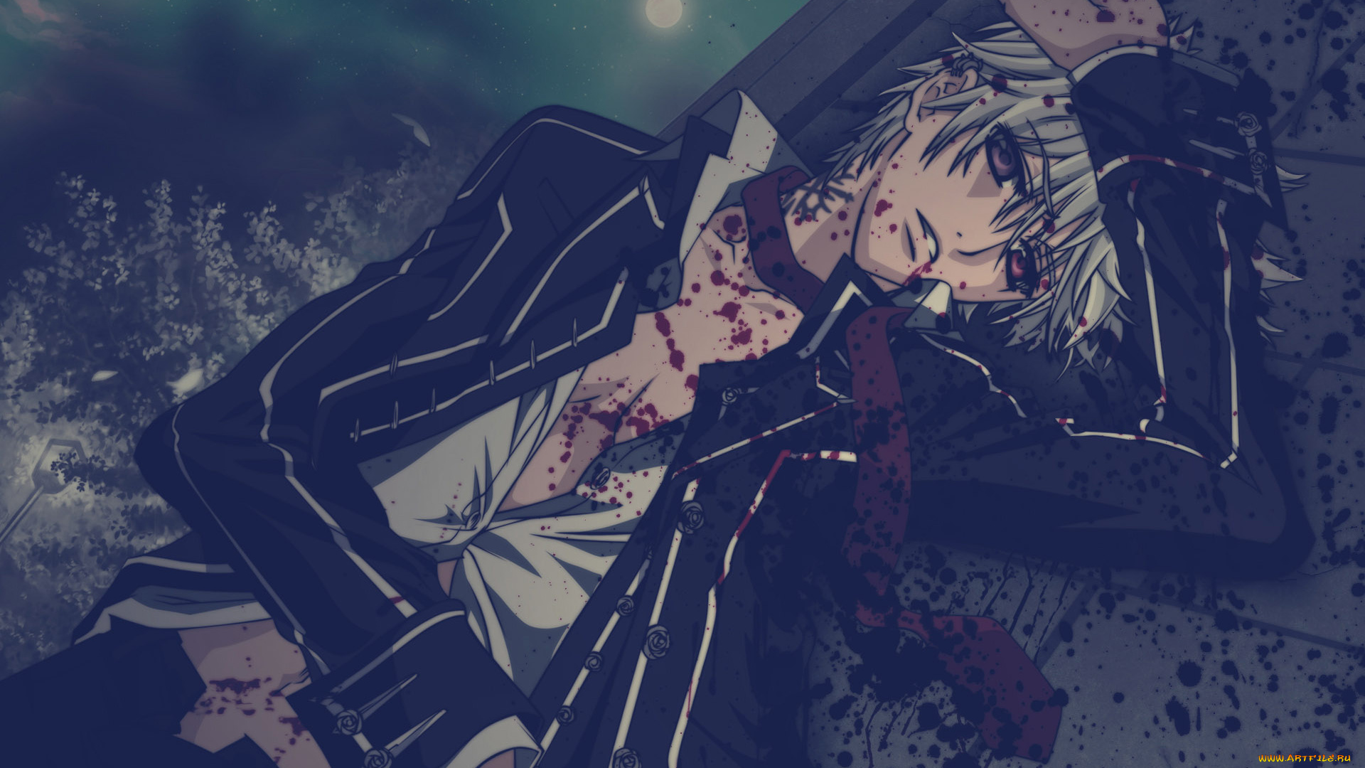 аниме, vampire, knight