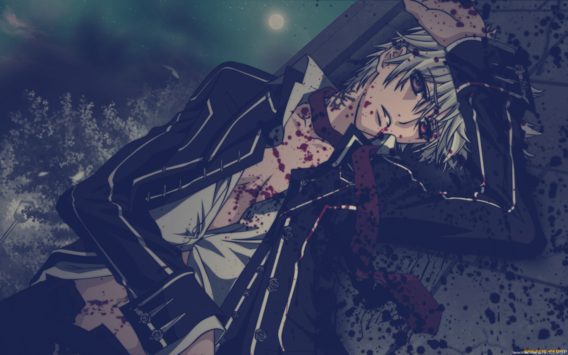 аниме, vampire, knight