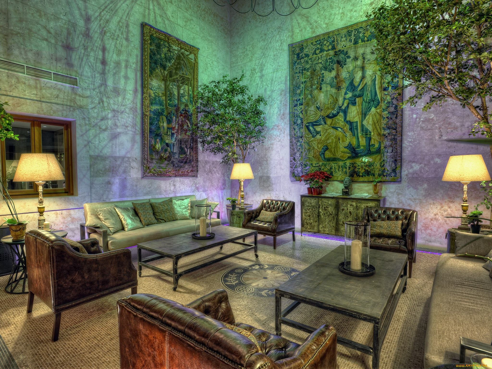 интерьер, гостиная