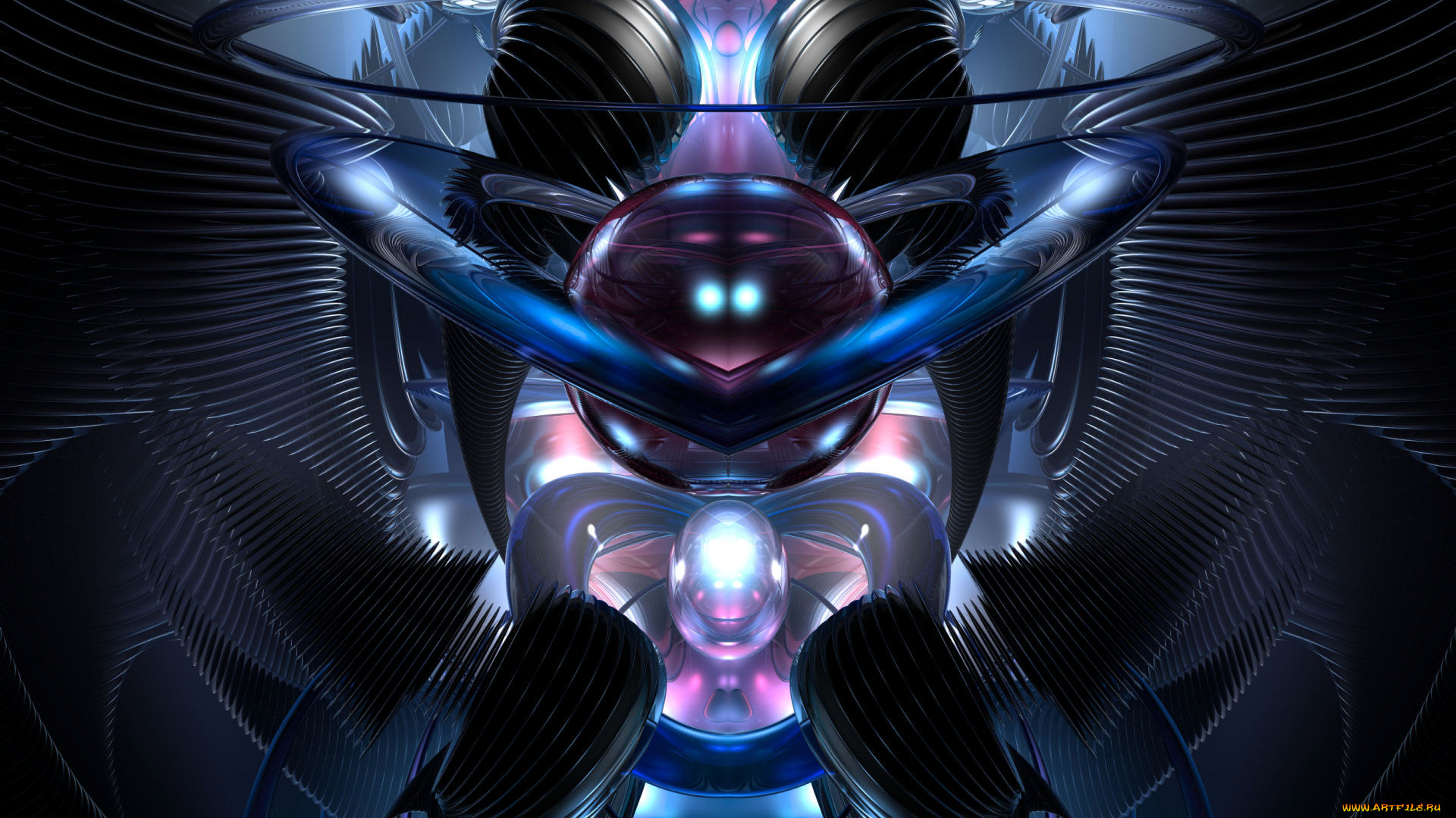 3д, графика, fractal, фракталы