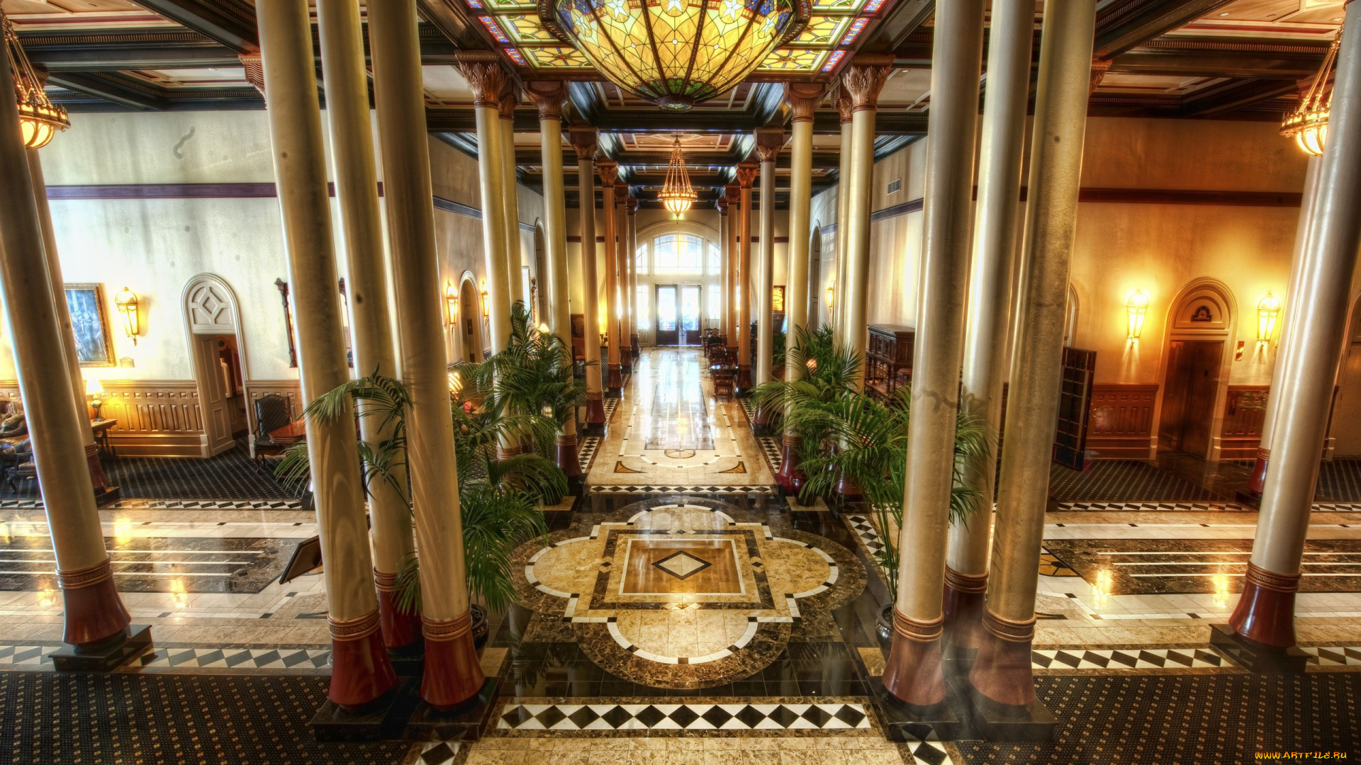 интерьер, холлы, лестницы, корридоры