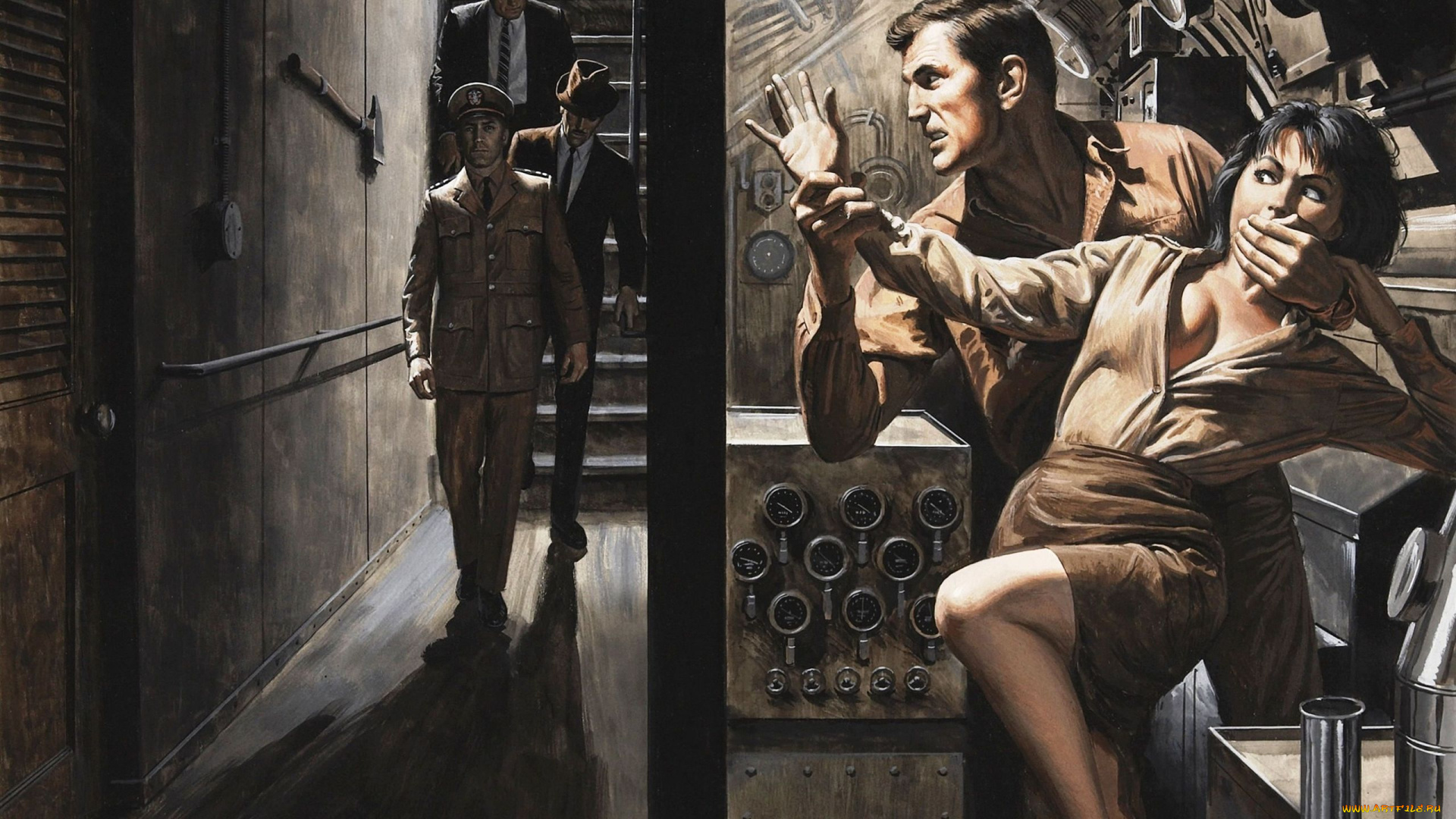 рисованные, люди