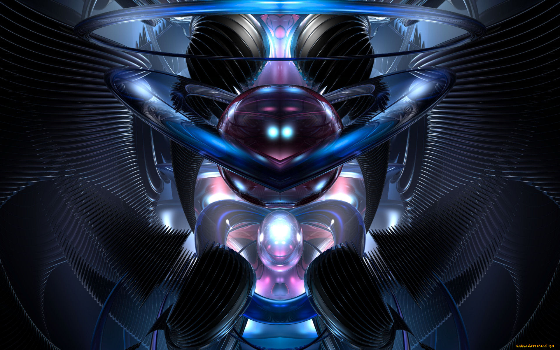 3д, графика, fractal, фракталы