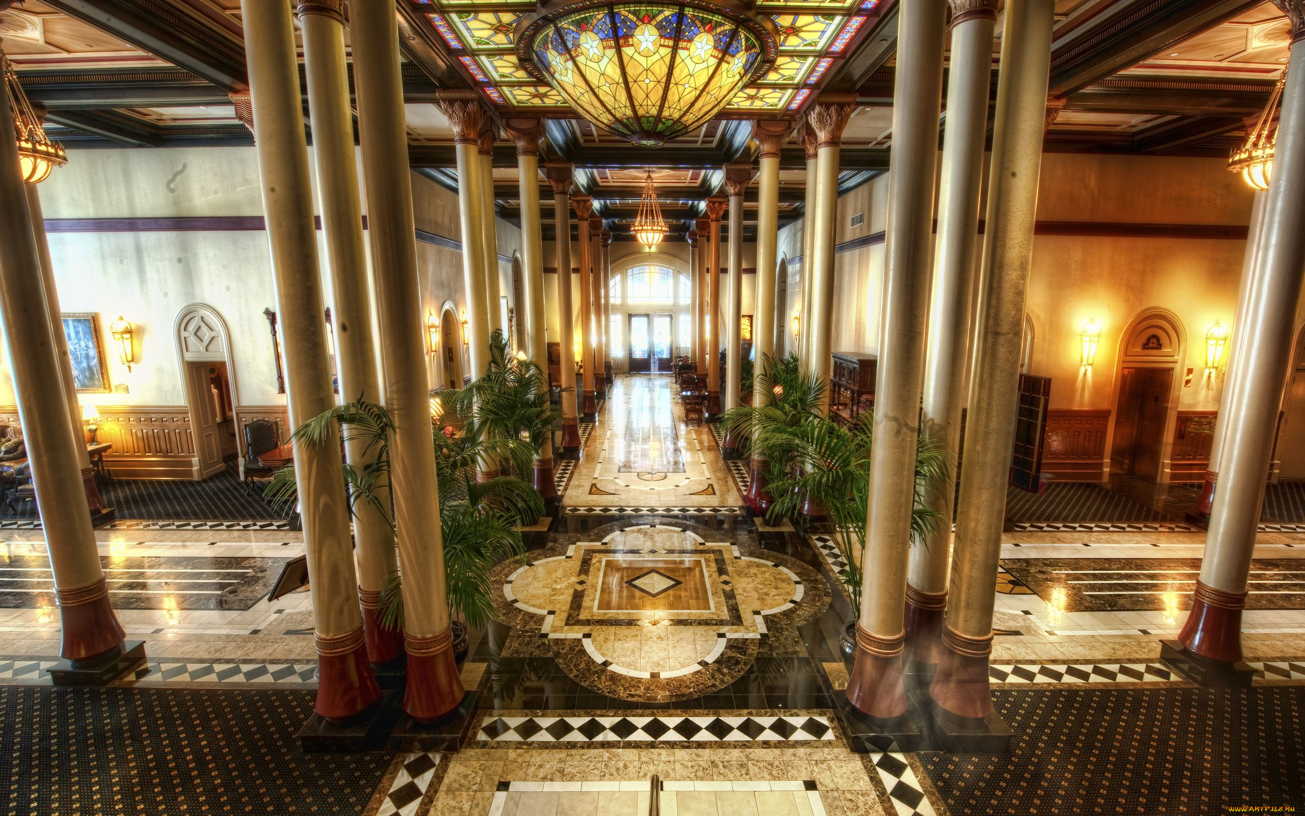 интерьер, холлы, лестницы, корридоры