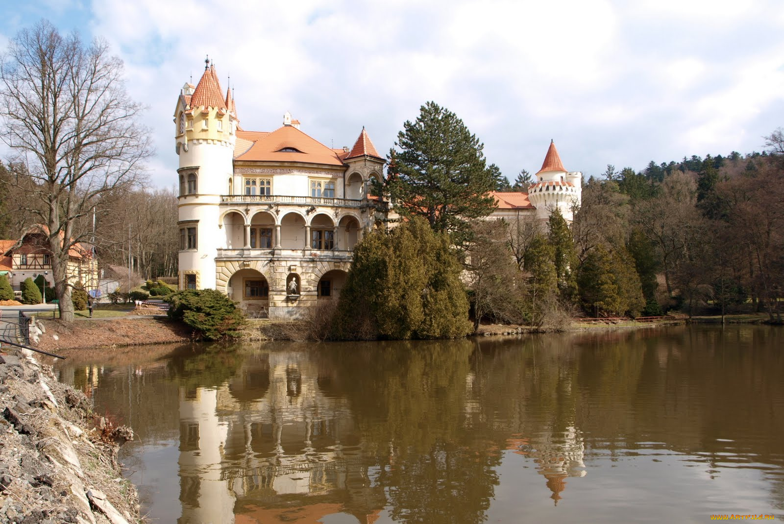 замок, 381, inkovy, города, дворцы, замки, крепости, Чехия