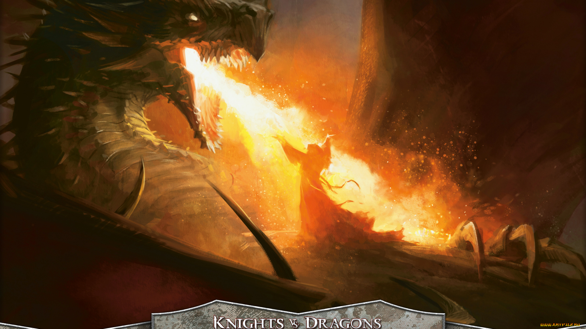 фэнтези, magic, the, gathering, пламя