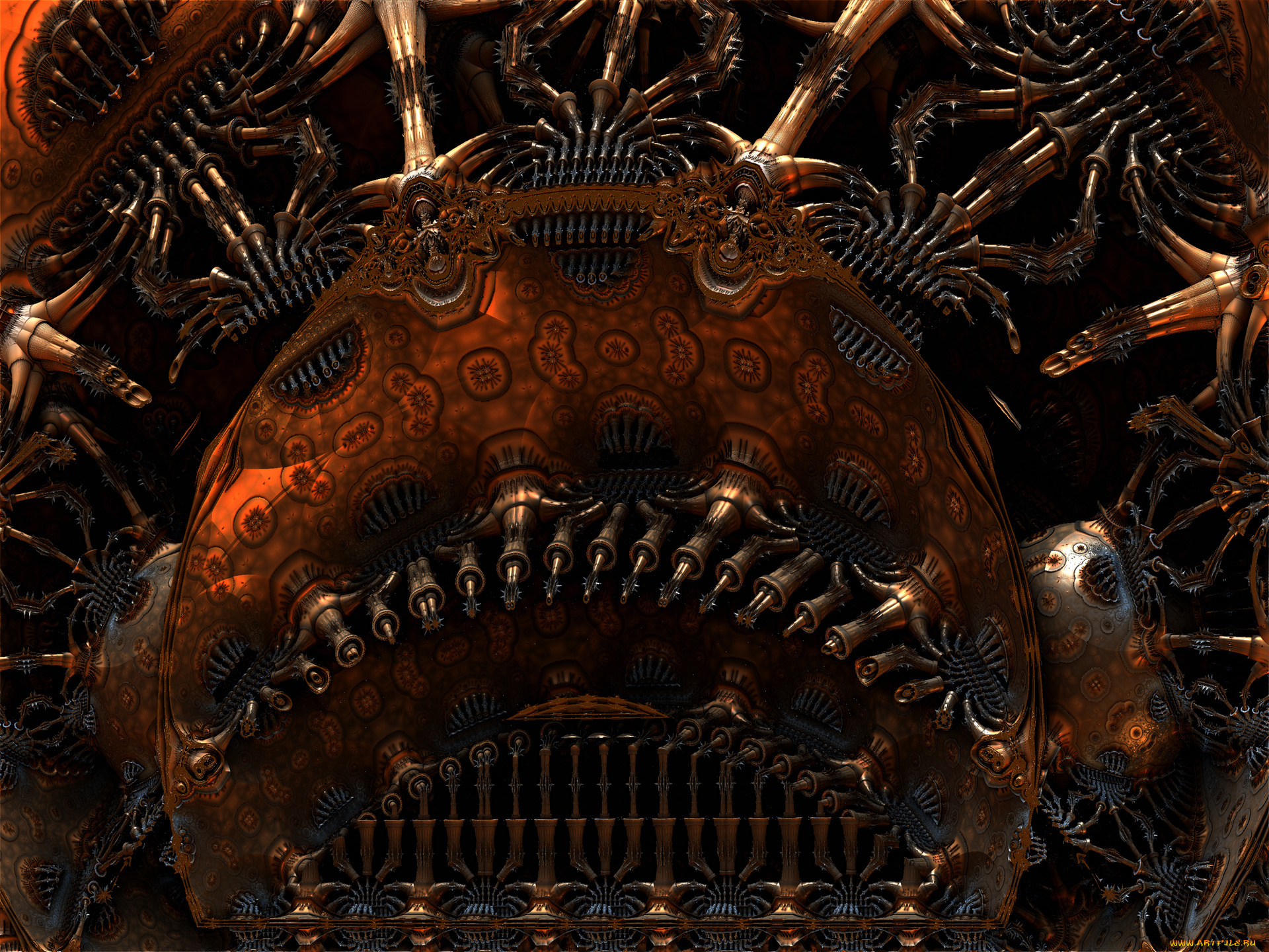 3д, графика, fractal, фракталы, фон